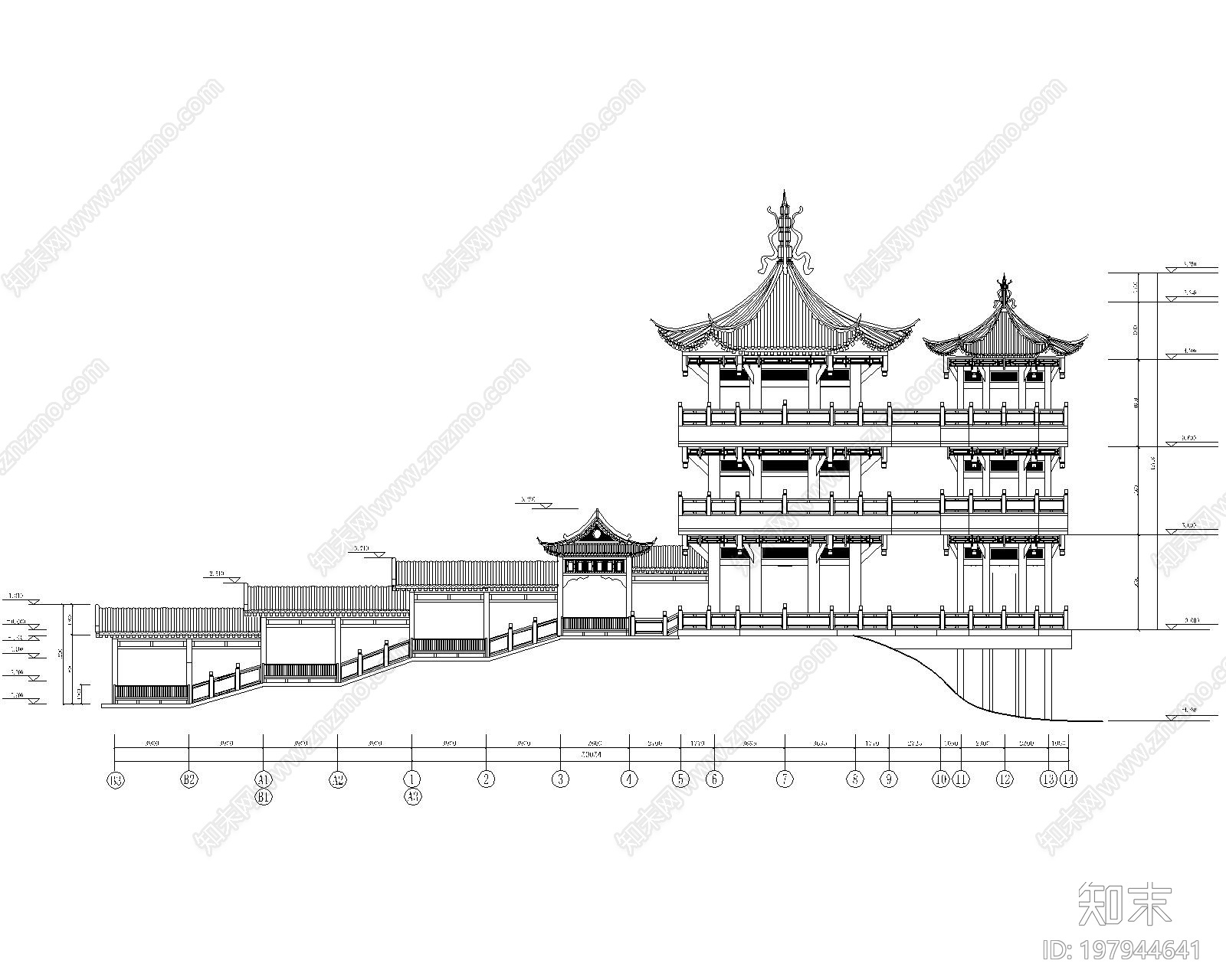 龙吟寺双亭施工图下载【ID:197944641】