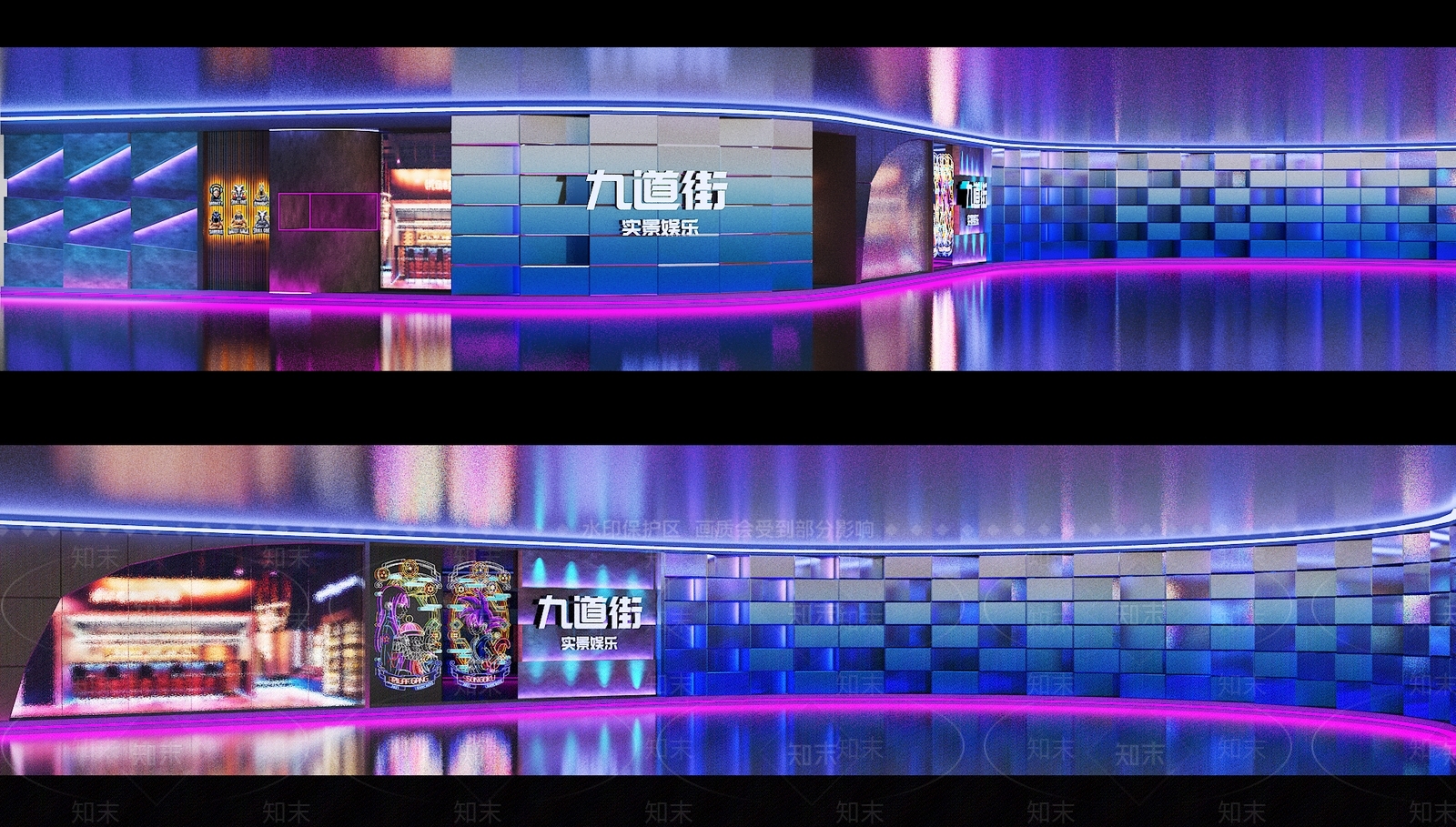 现代ktv门面3D模型下载【ID:797964088】