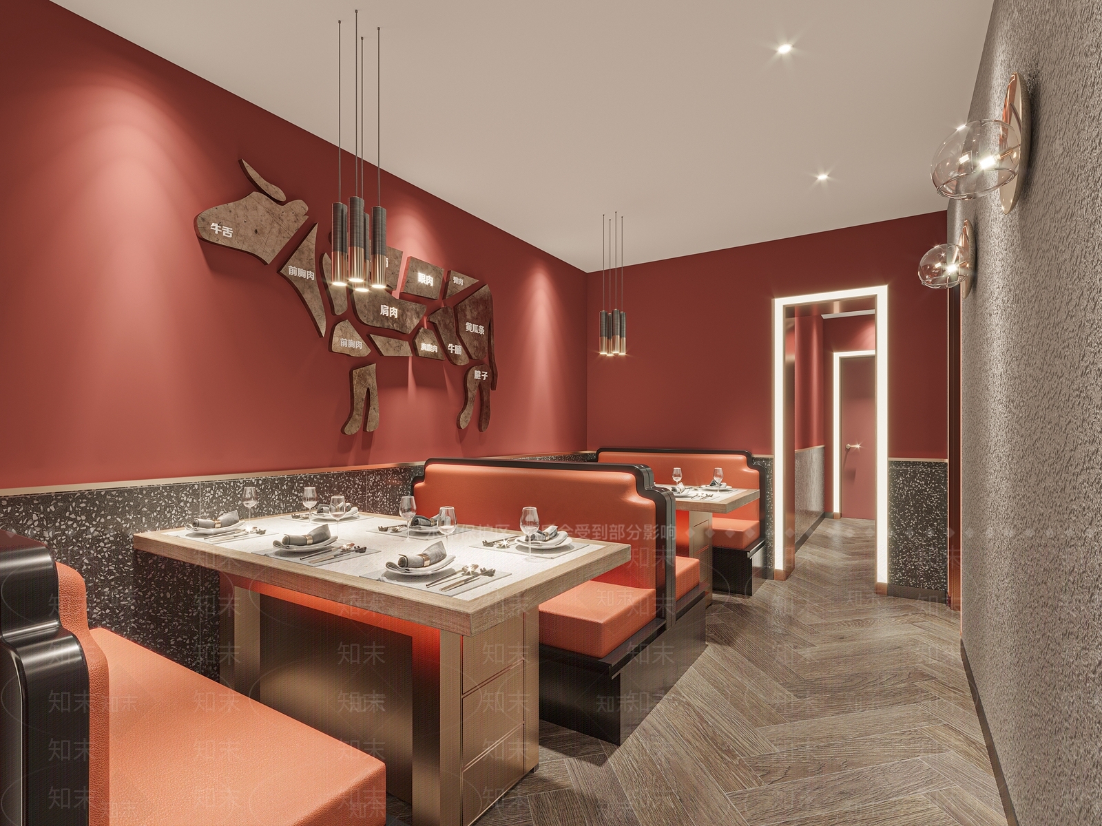 现代火锅店3D模型下载【ID:397969289】