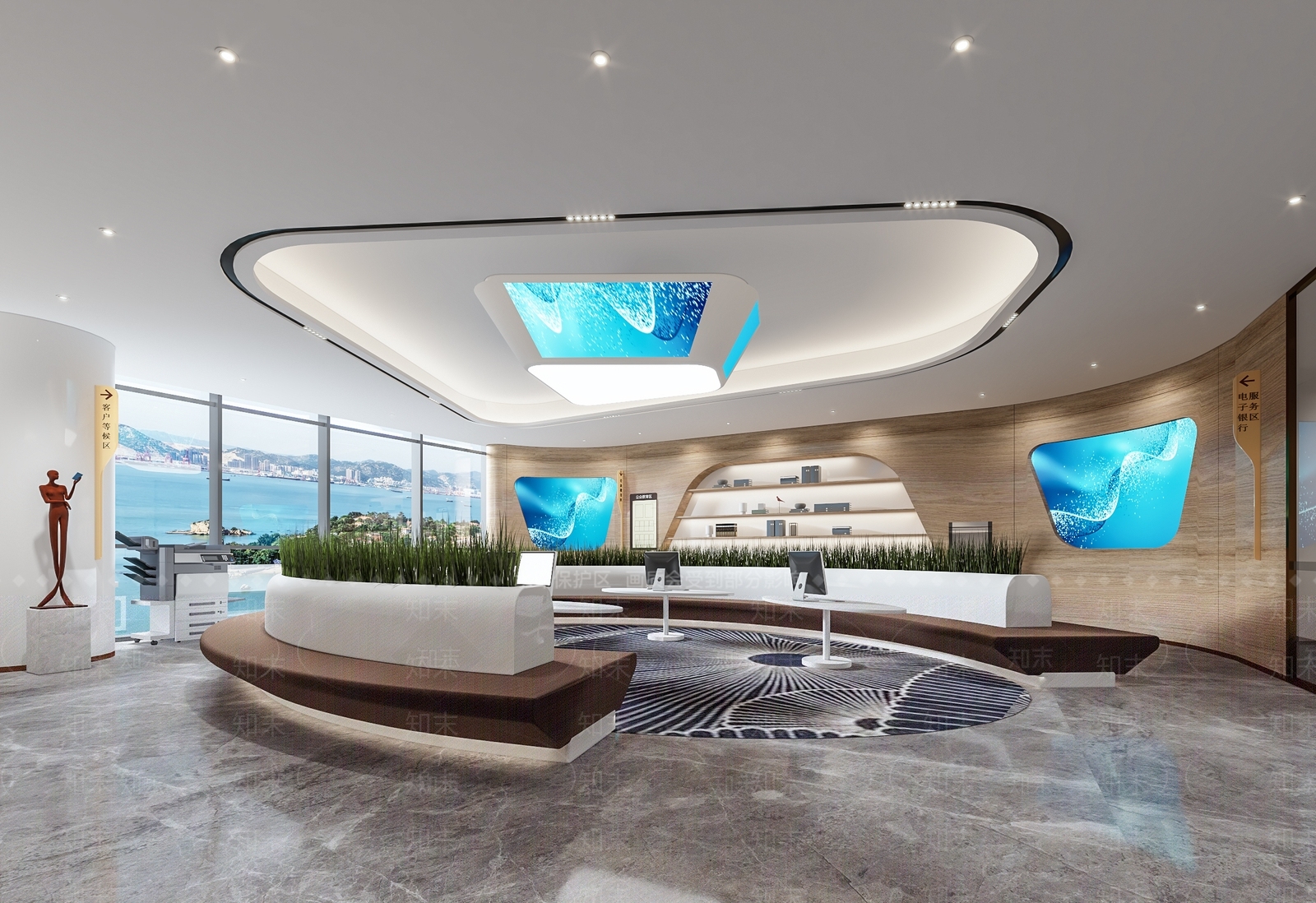 现代银行3D模型下载【ID:297993809】