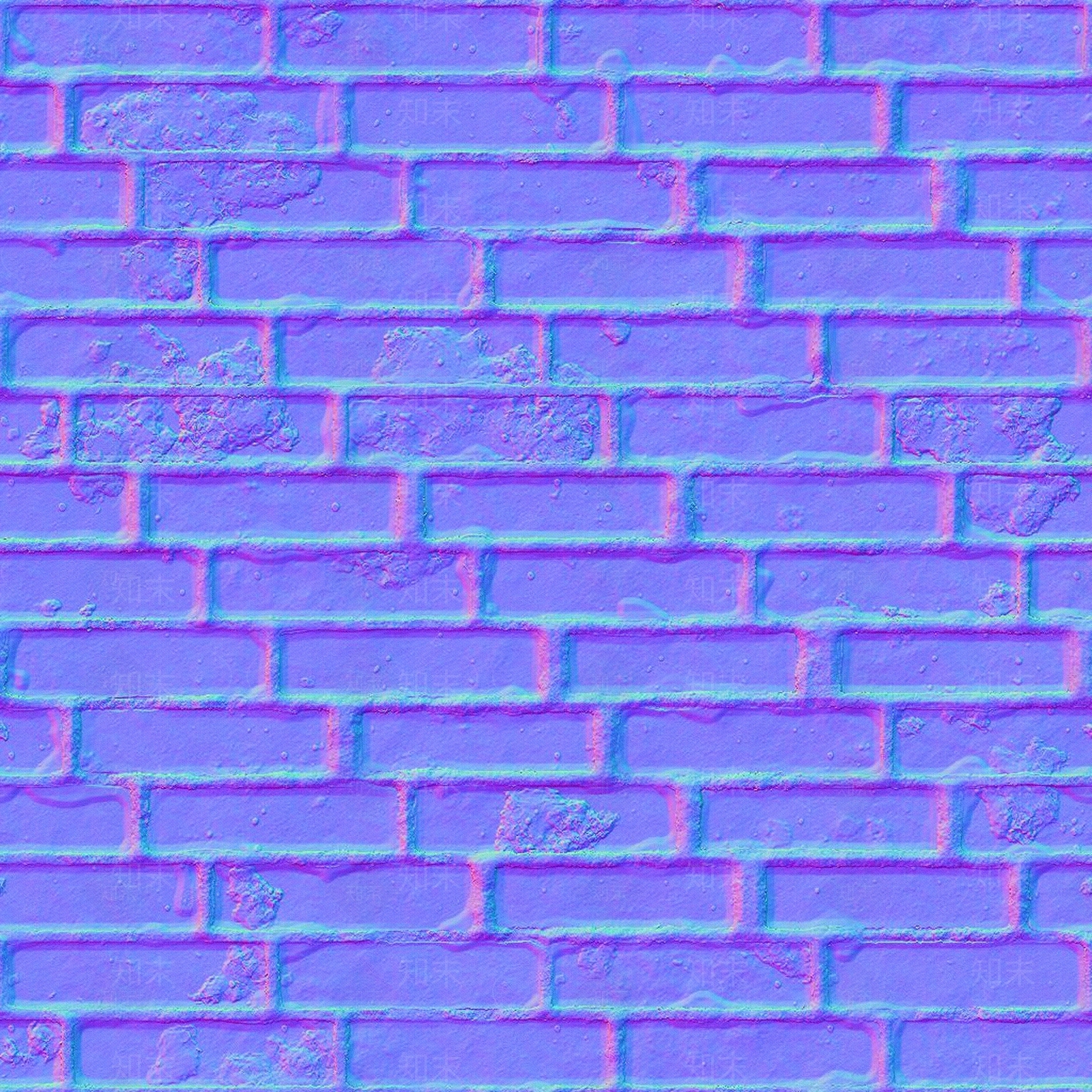 砖面法线凹凸贴图下载【ID:998028524】