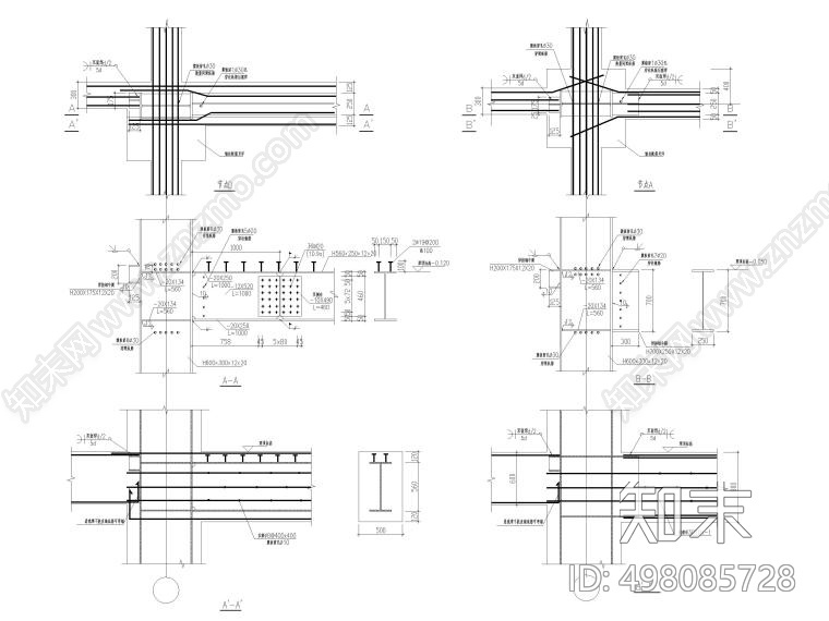 钢柱施工图下载【ID:498085728】