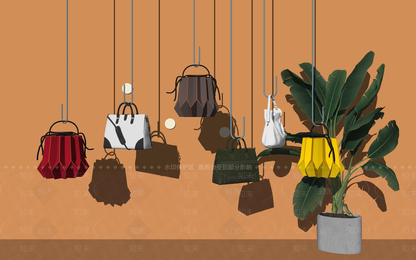 现代箱包SU模型下载【ID:798099229】