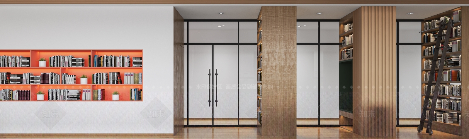现代社区活动室3D模型下载【ID:898131267】
