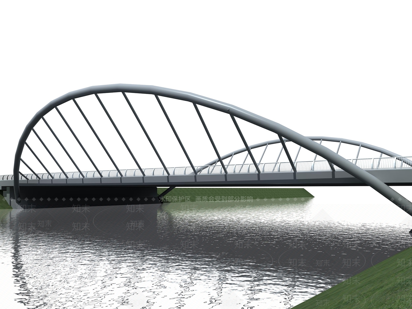 现代高架桥3D模型下载【ID:998148139】