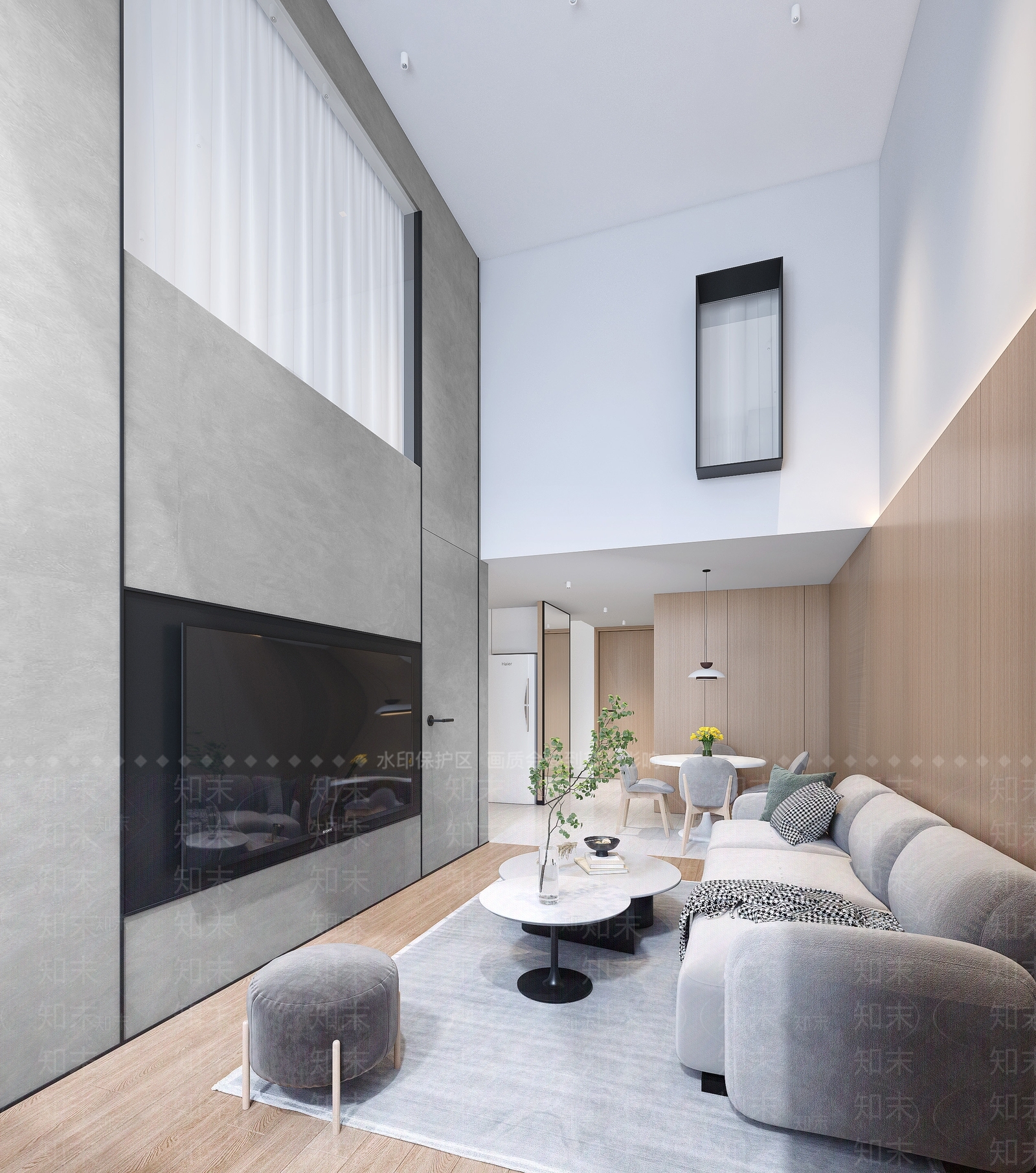 现代单身公寓3D模型下载【ID:998180768】