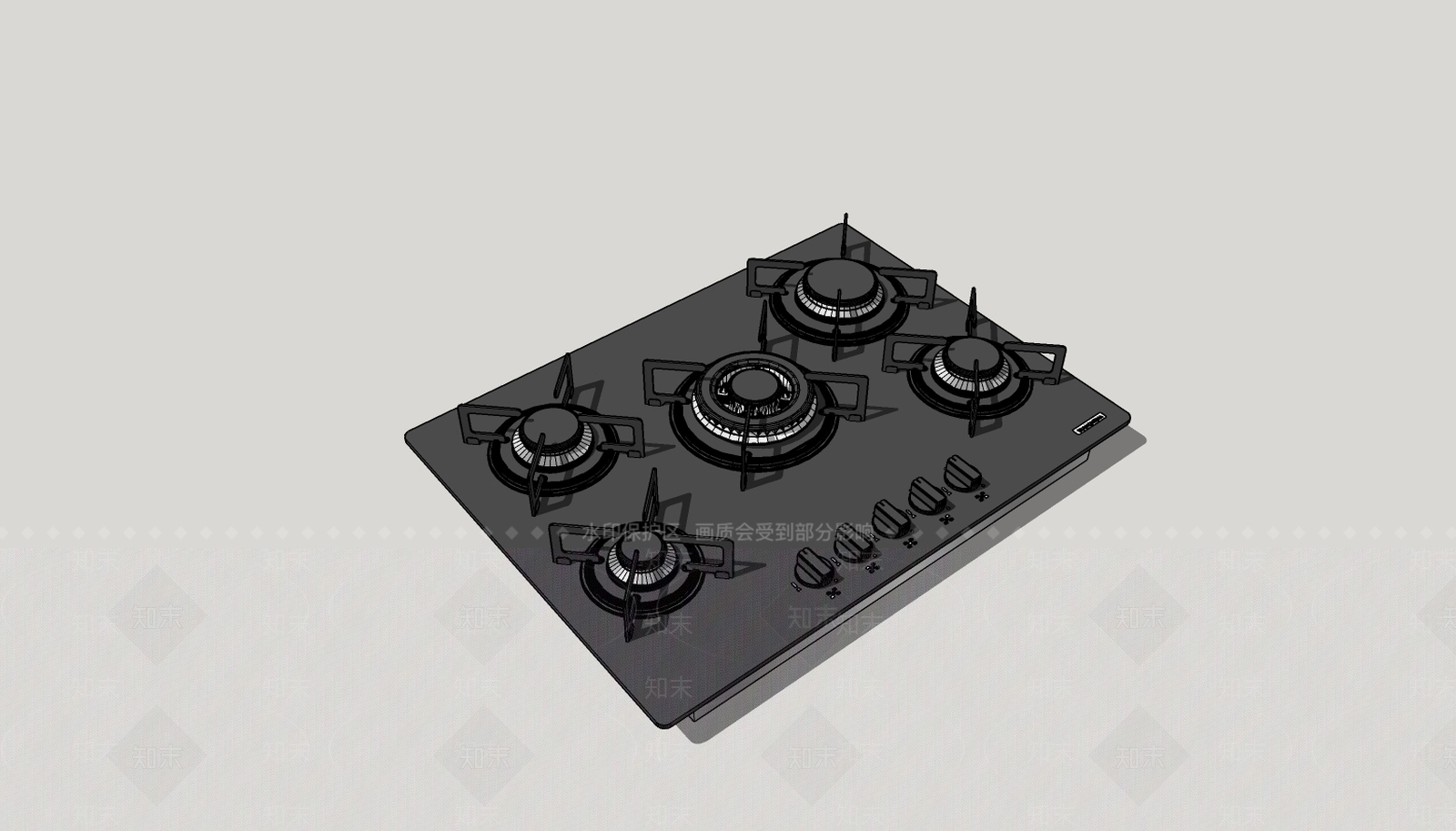 现代灶台SU模型下载【ID:898206134】