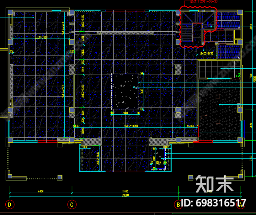 苏州相城售楼部室内cad施工图下载【ID:698316517】