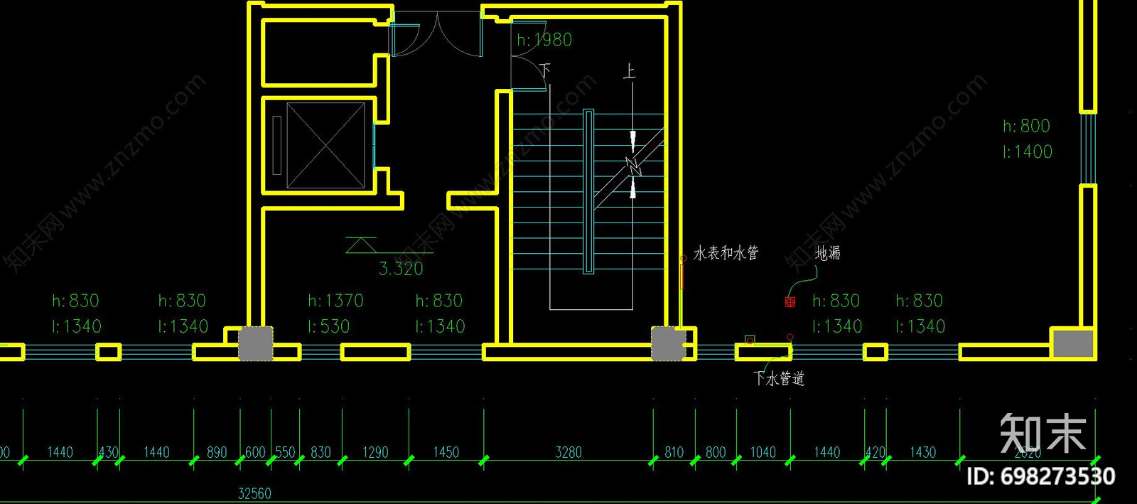 现代瑜伽会所cad施工图下载【ID:698273530】