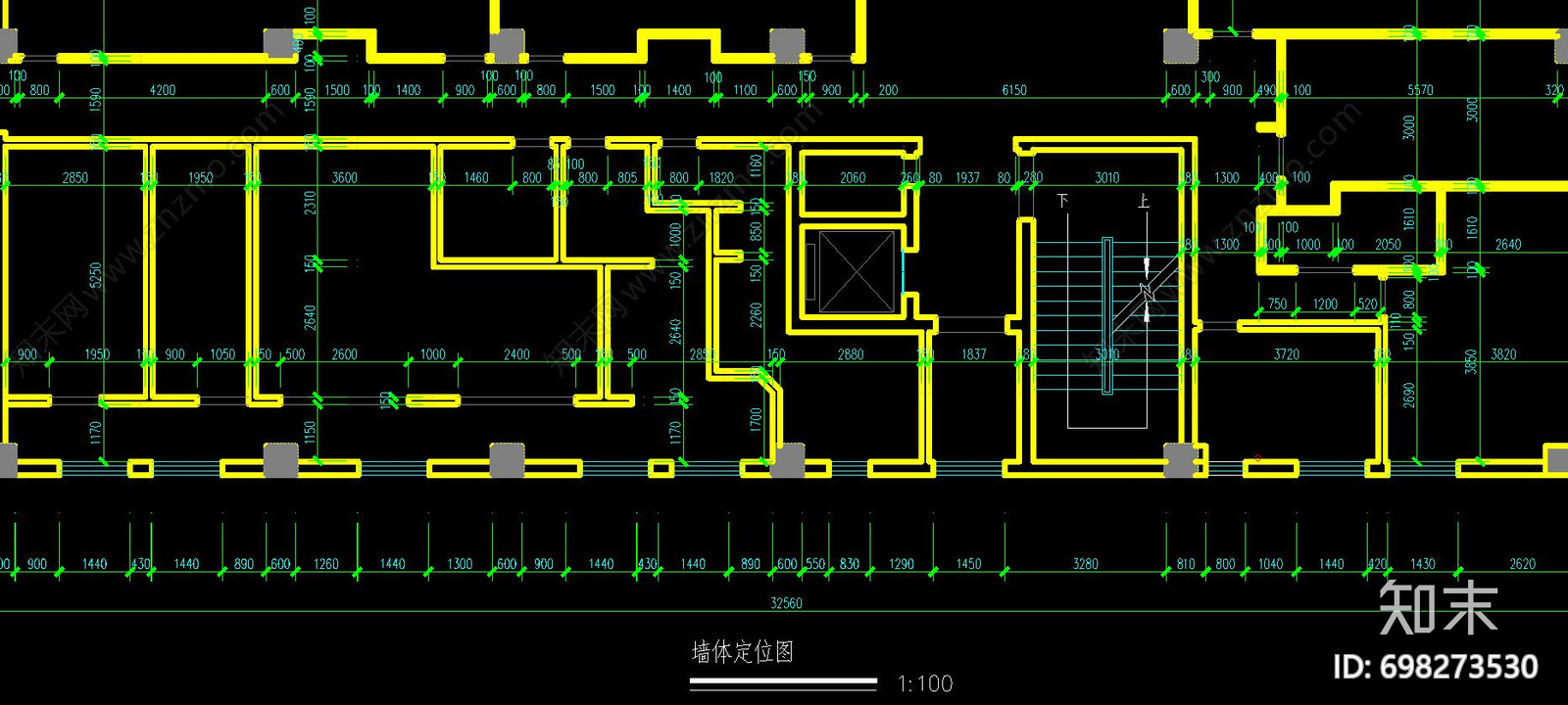 现代瑜伽会所cad施工图下载【ID:698273530】