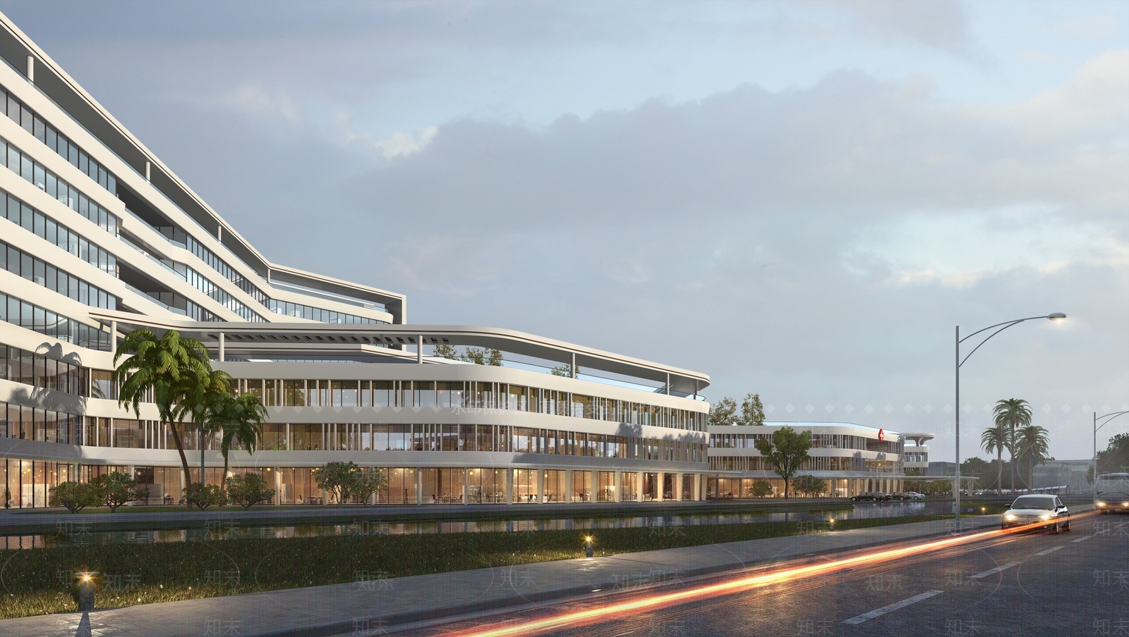 现代建筑医院3D模型下载【ID:198384065】