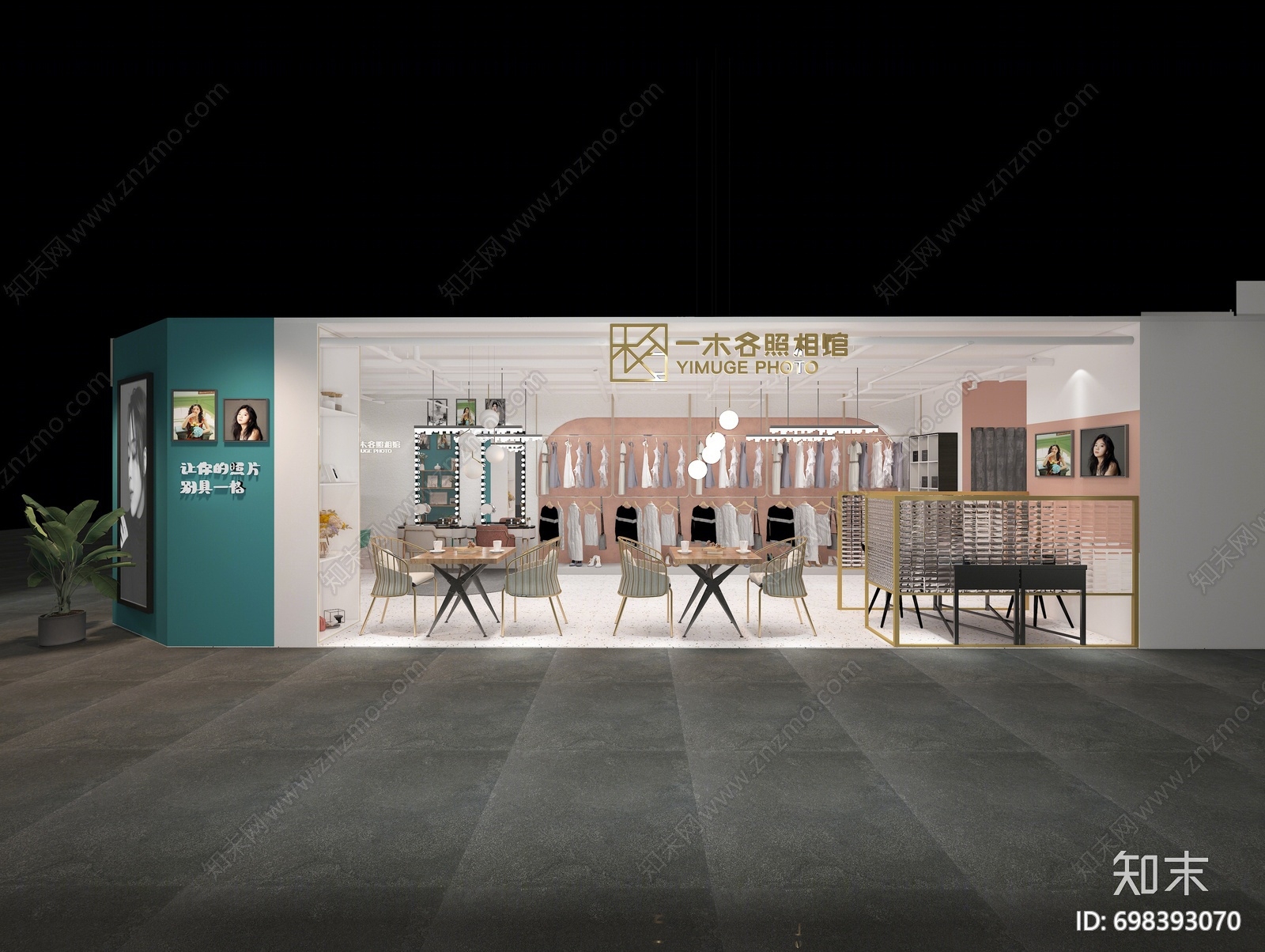 现代摄影数码店3D模型下载【ID:698393070】