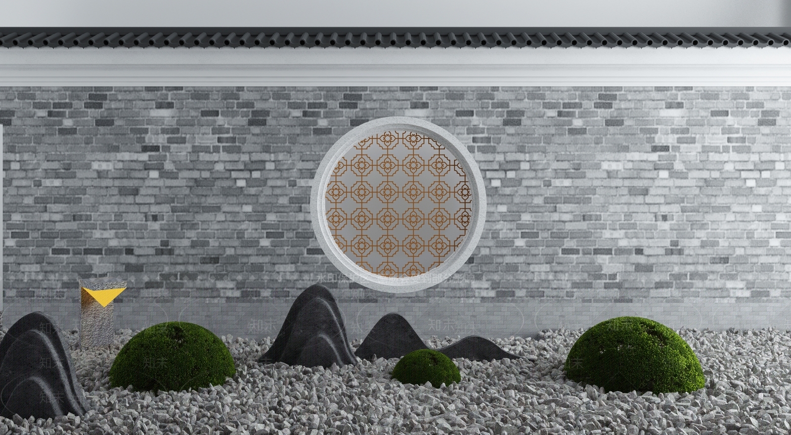新中式牌楼牌坊3D模型下载【ID:998469221】