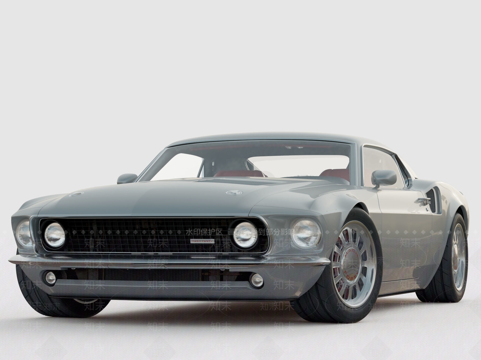 现代福特野马3D模型下载【ID:998495791】