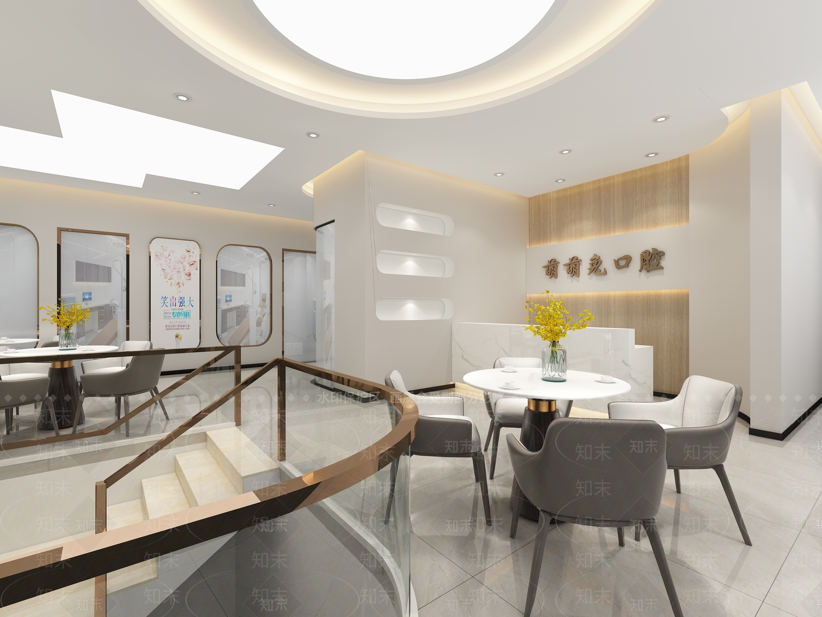 现代医院3D模型下载【ID:998505644】