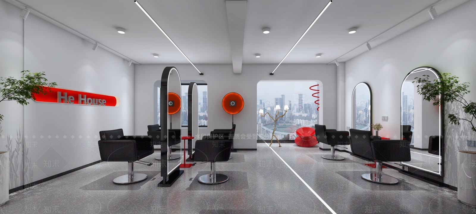 现代理发店3D模型下载【ID:398536477】