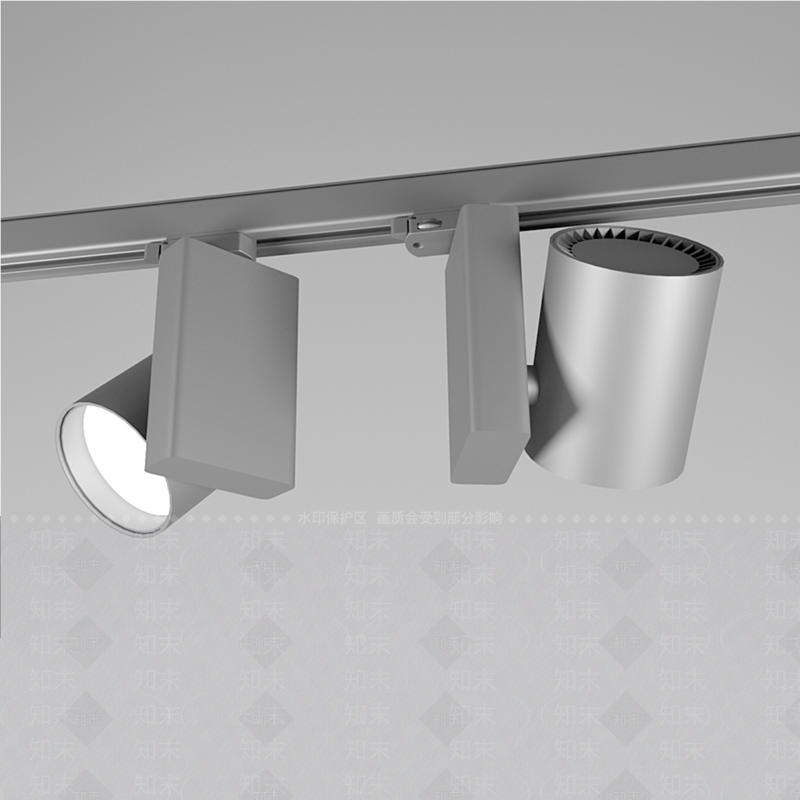 北欧筒灯射灯3D模型下载【ID:698560638】