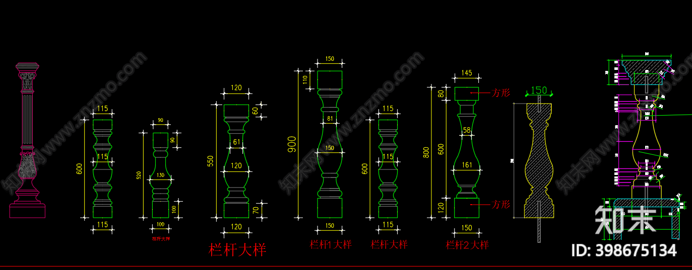 石材cad施工图下载【ID:398675134】