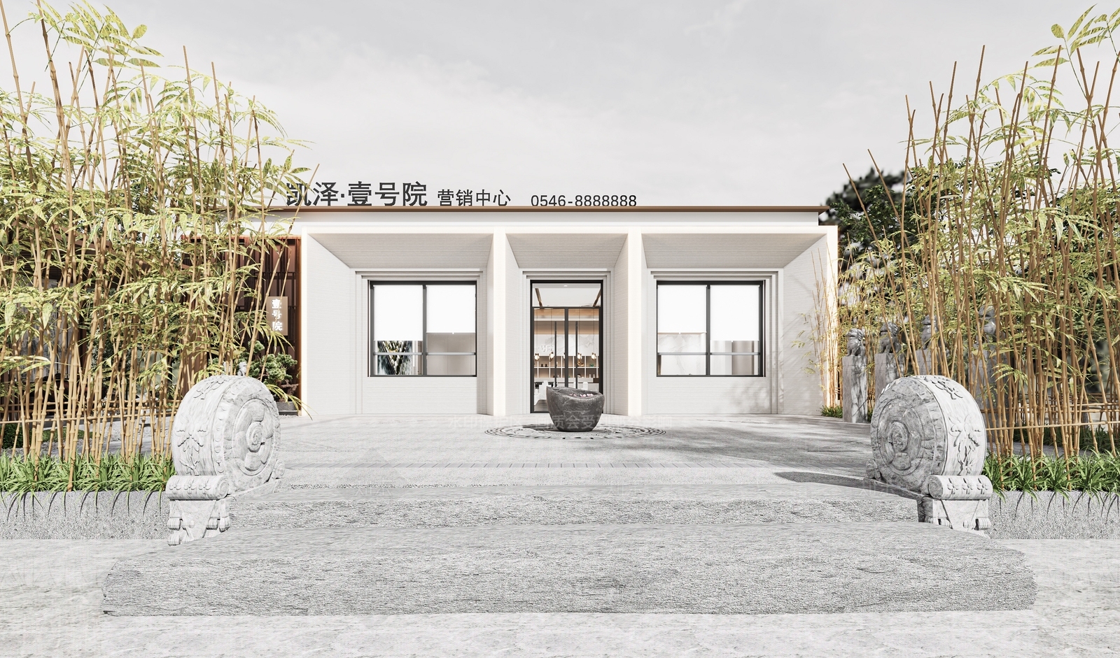 现代凉亭3D模型下载【ID:898579474】