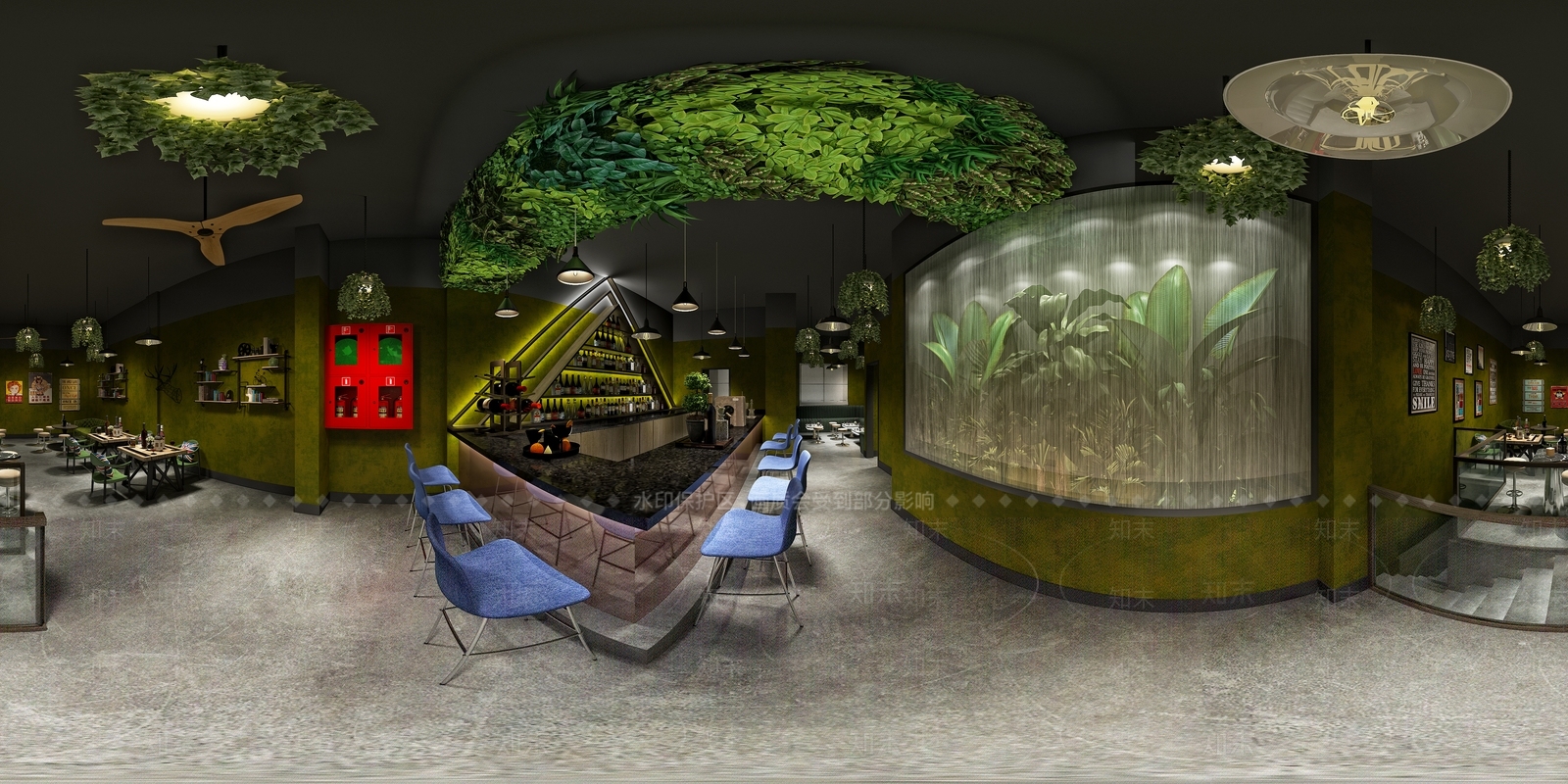 工业风酒吧3D模型下载【ID:498604484】