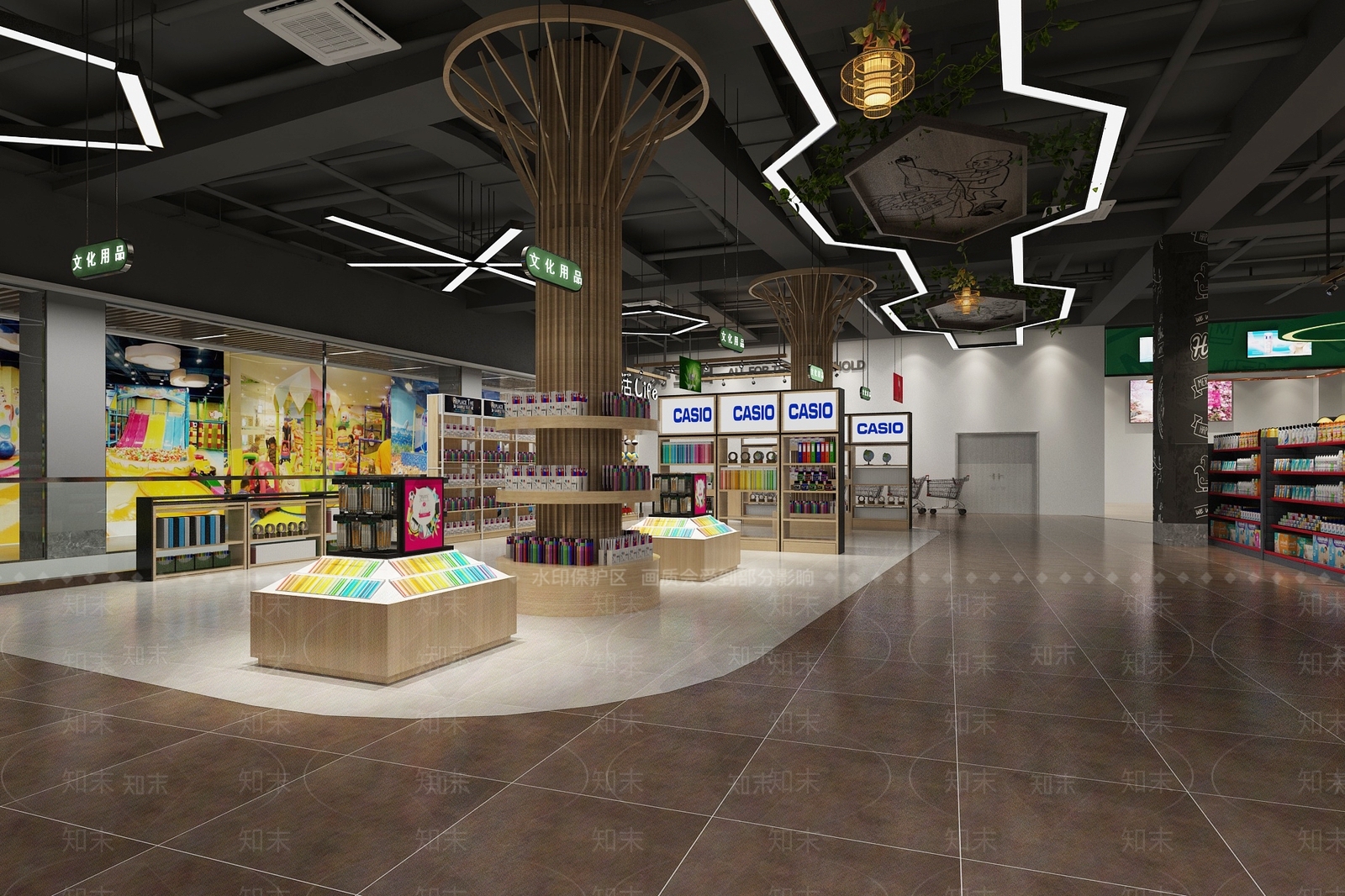 工业风大超市3D模型下载【ID:598624330】