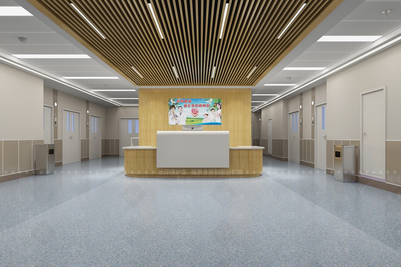 现代医院3D模型下载【ID:998635606】