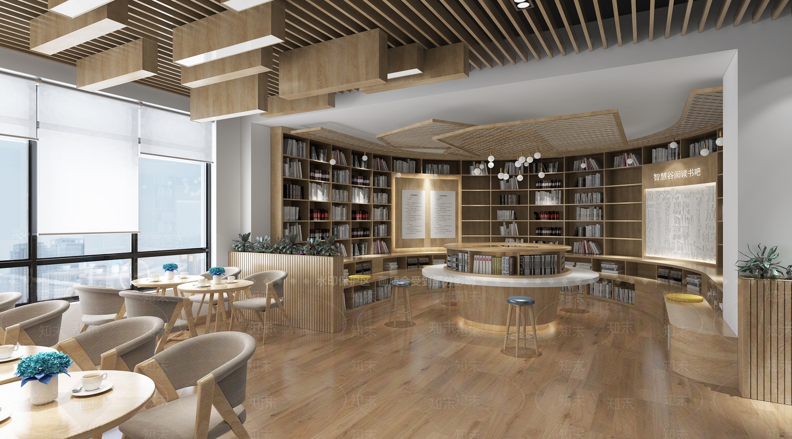 现代书店3D模型下载【ID:798669909】