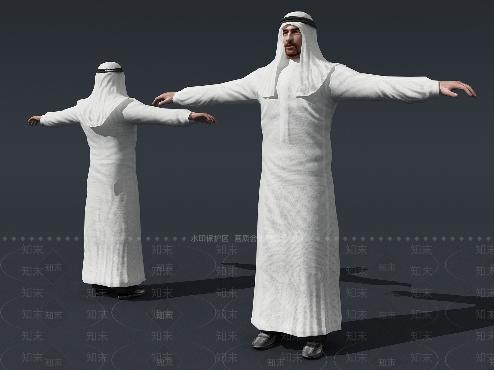 现代男人3D模型下载【ID:698688431】