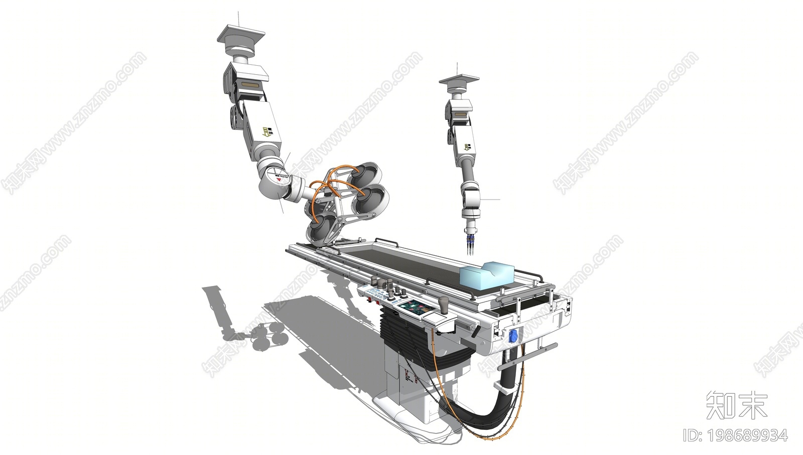 现代医疗器材SU模型下载【ID:198689934】