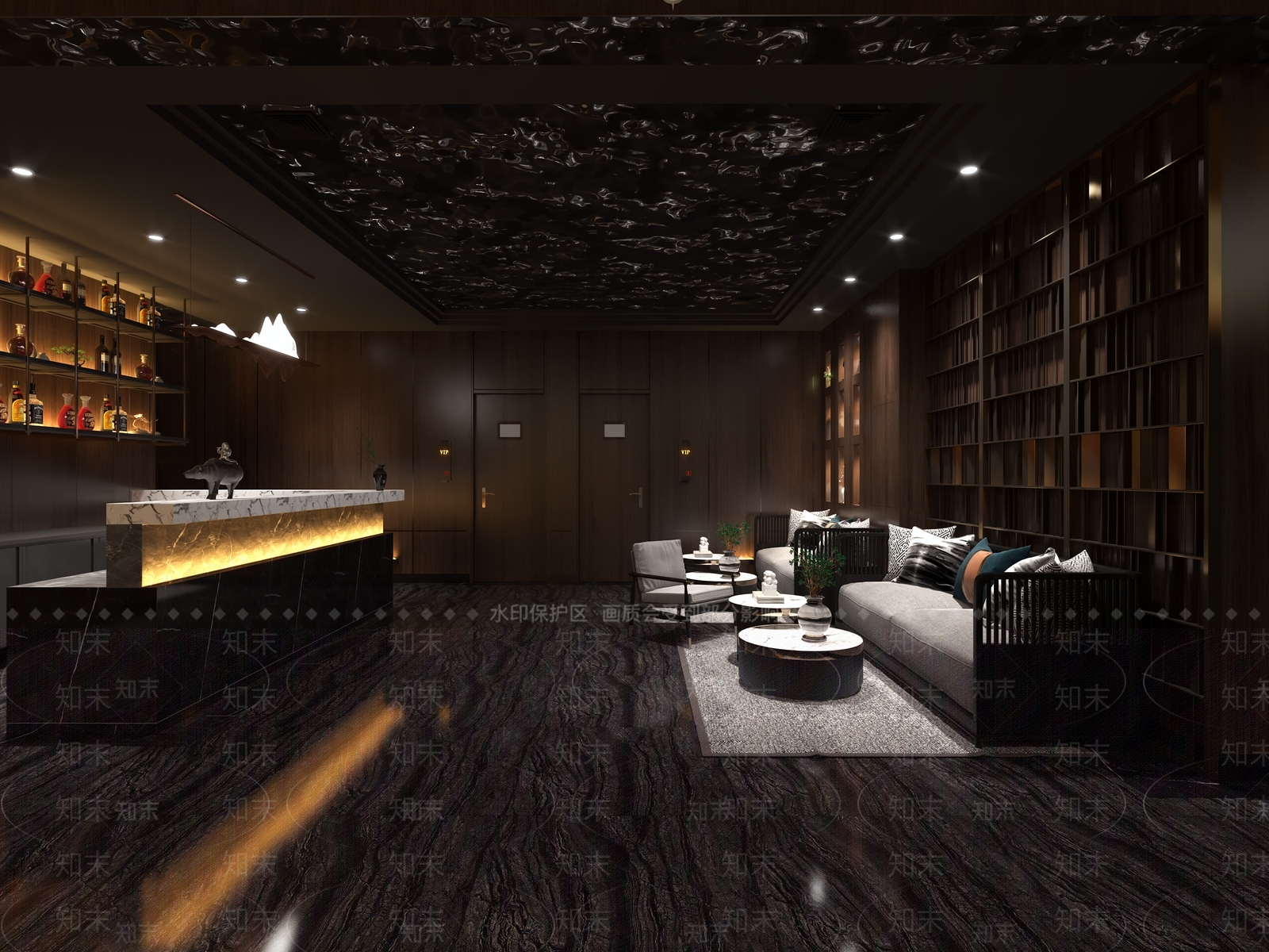 新中式足浴会所3D模型下载【ID:798720161】