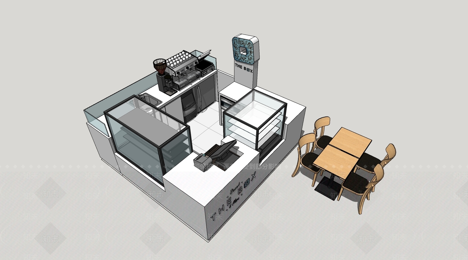 现代其他商展器材SU模型下载【ID:798728535】