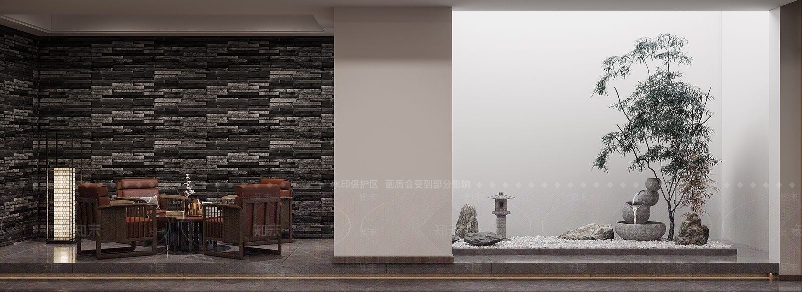 现代家居影音室3D模型下载【ID:898772958】