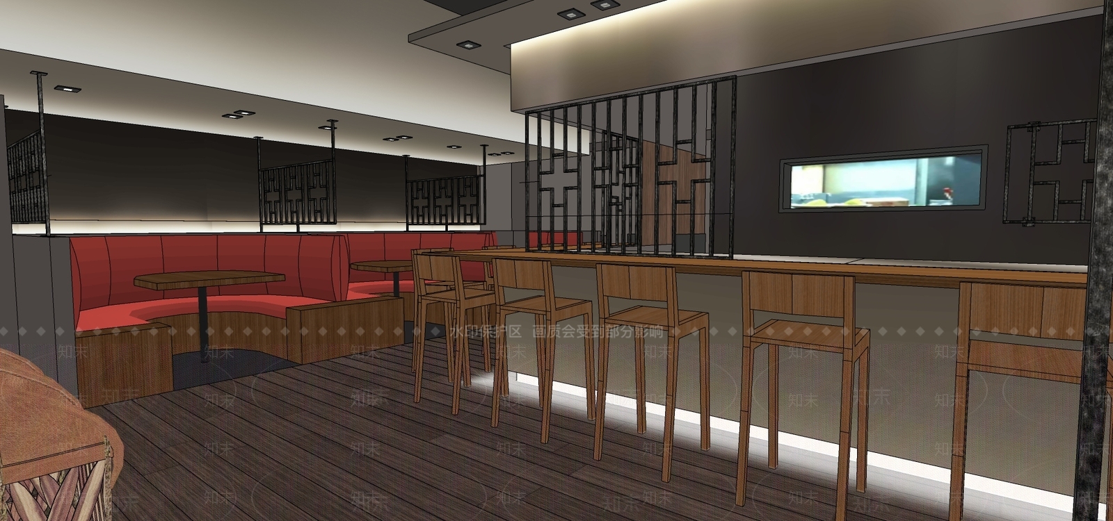 日式日韩料理店SU模型下载【ID:798780864】