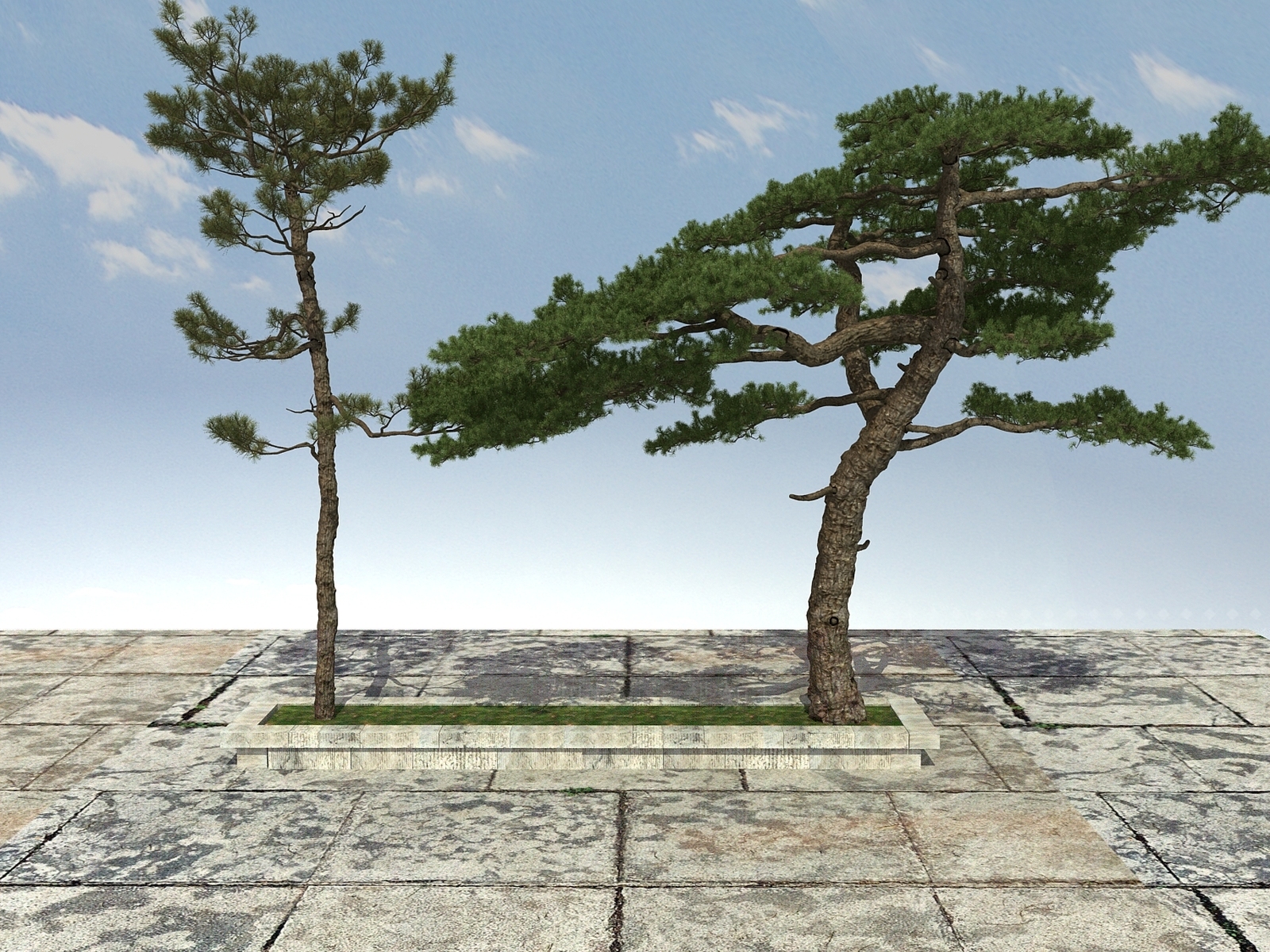 新中式大树3D模型下载【ID:398808683】