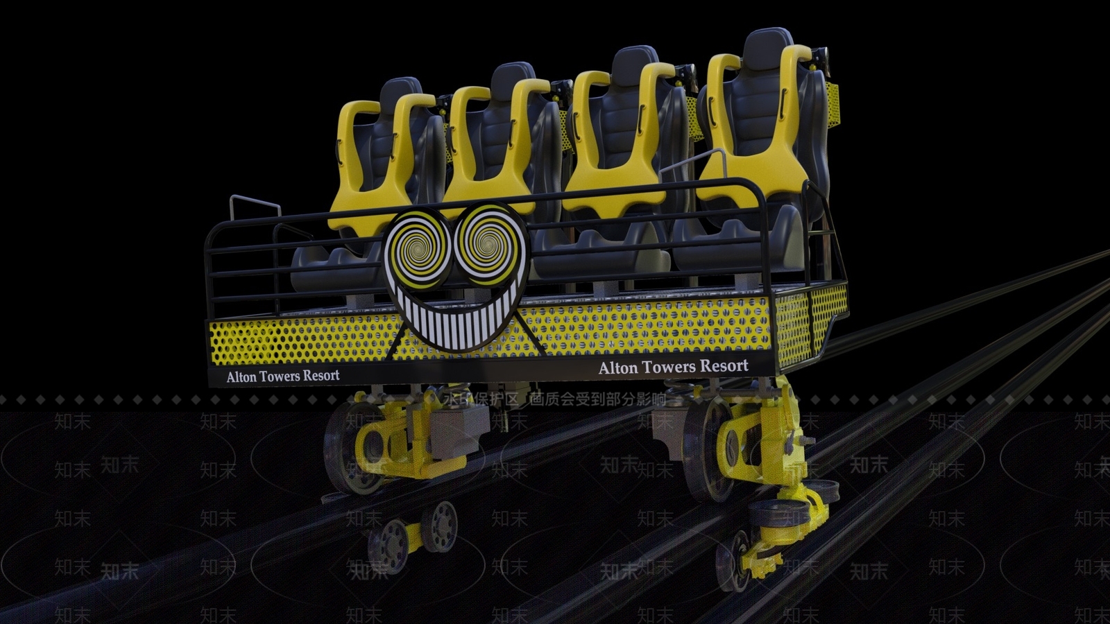 现代游乐场设备3D模型下载【ID:898837643】