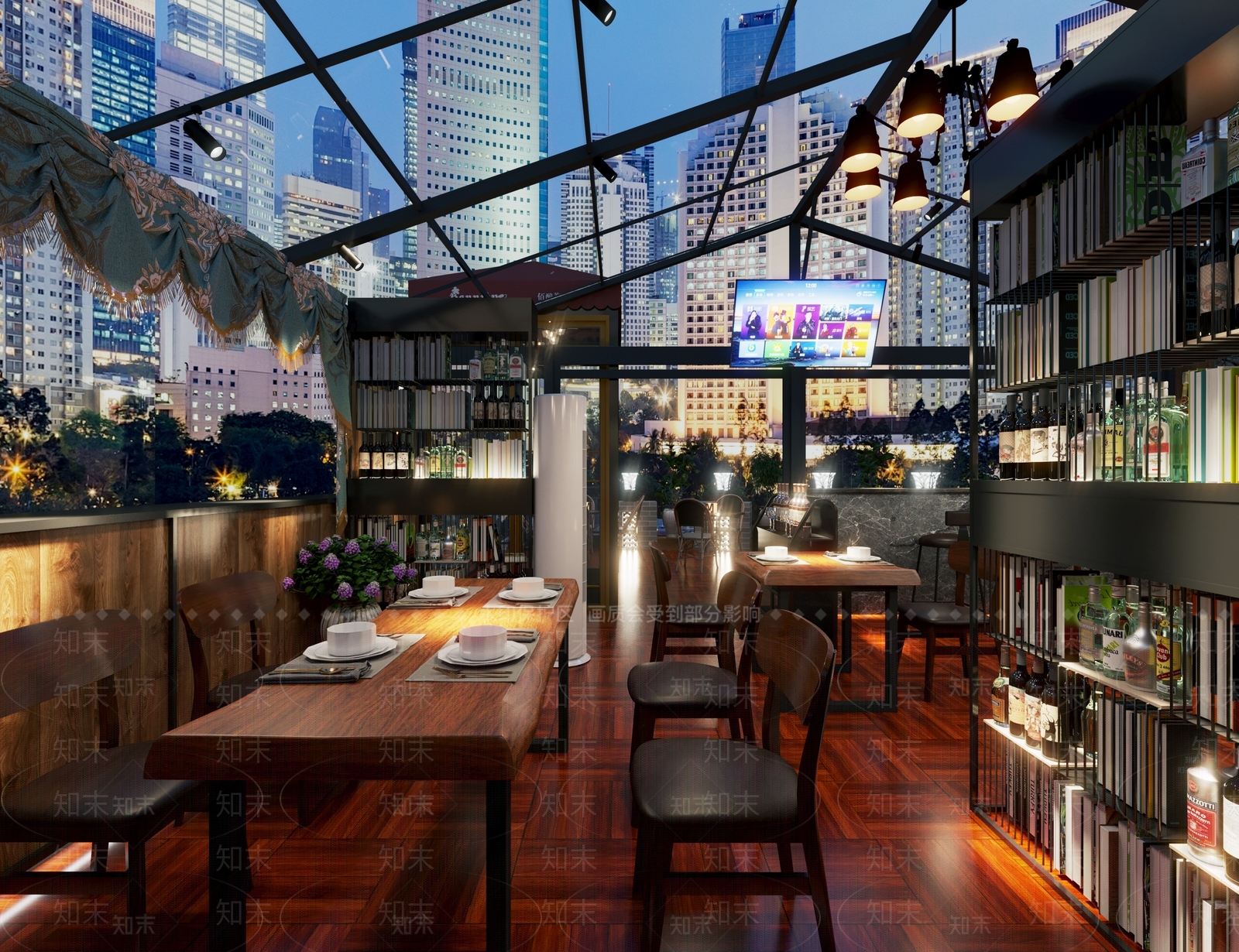 现代酒吧3D模型下载【ID:498839450】