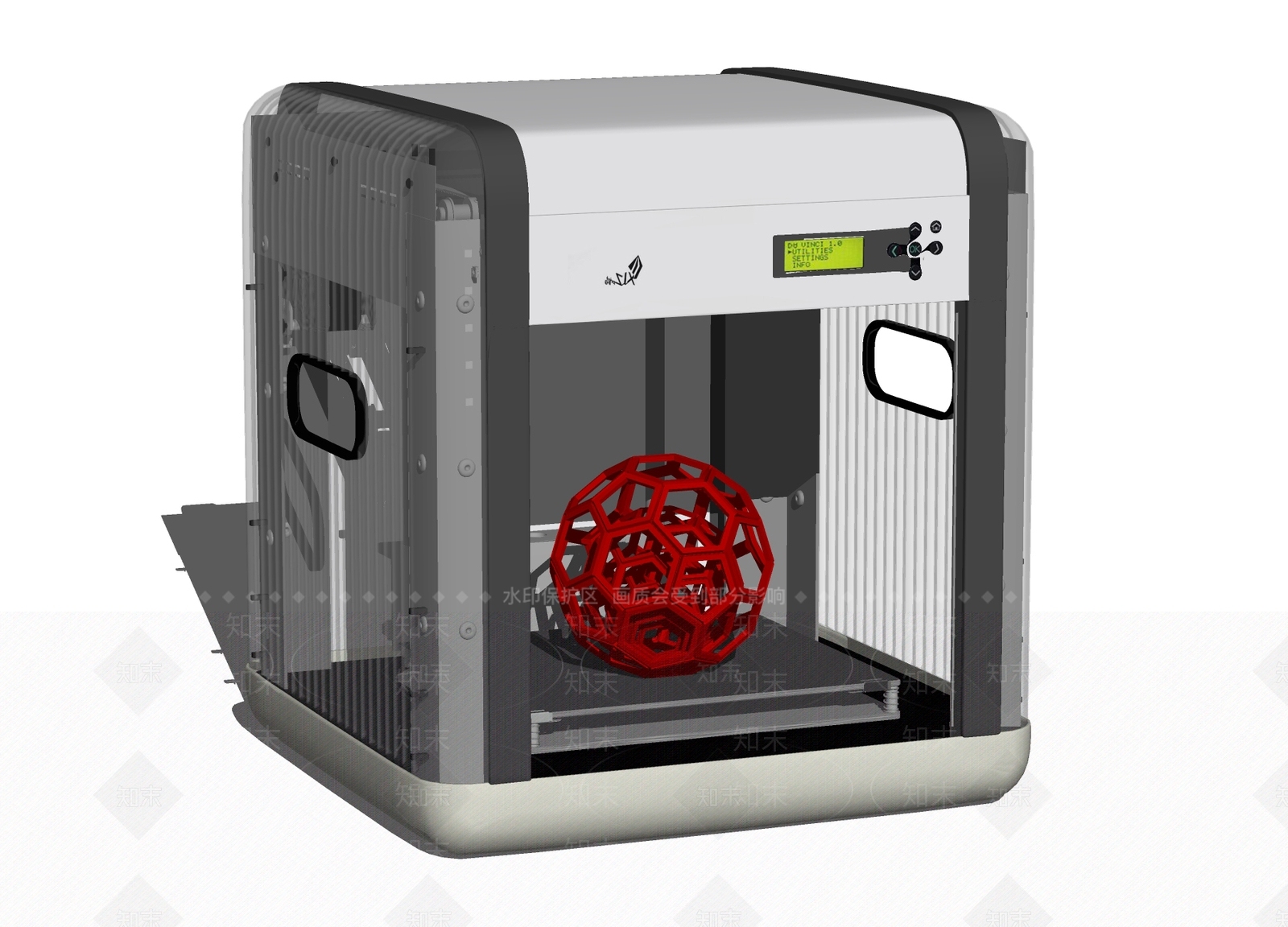 现代3D打印机SU模型下载【ID:898858617】