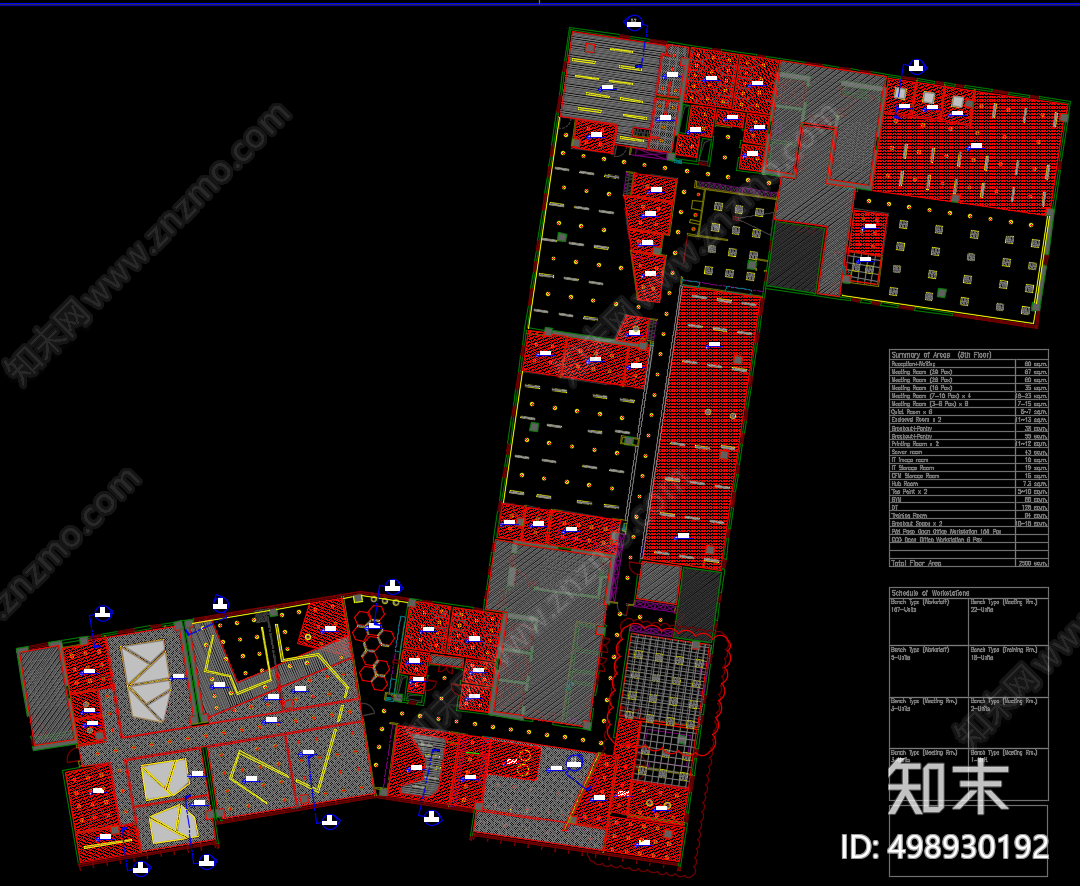 德国思爱普SAP成都办公室cad施工图下载【ID:498930192】