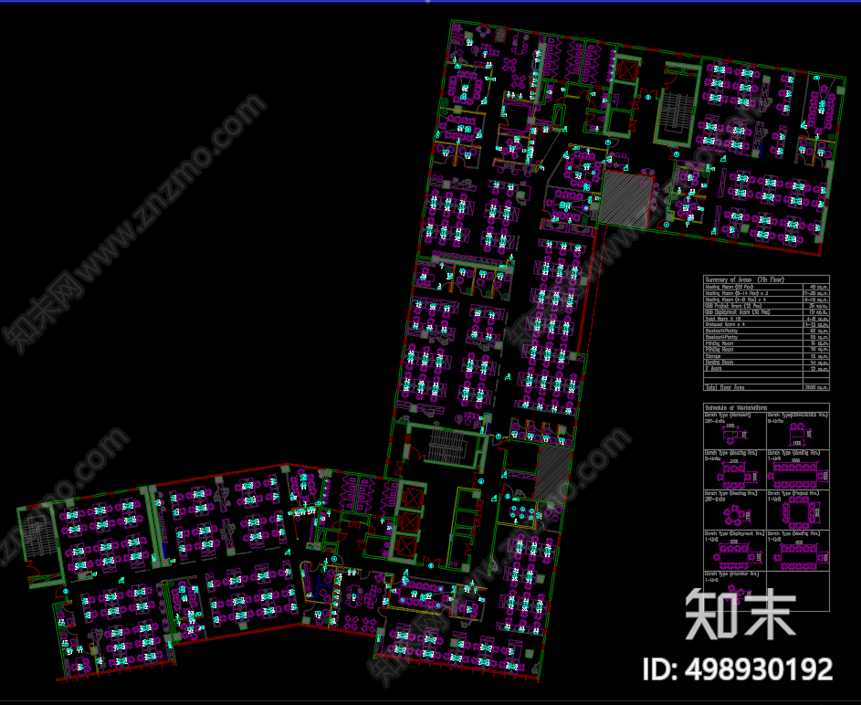 德国思爱普SAP成都办公室cad施工图下载【ID:498930192】
