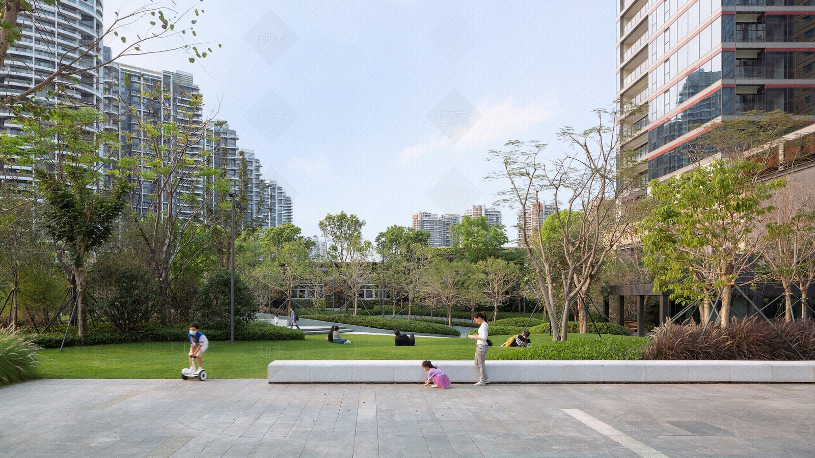 小区活动区外景贴图下载【ID:298949965】