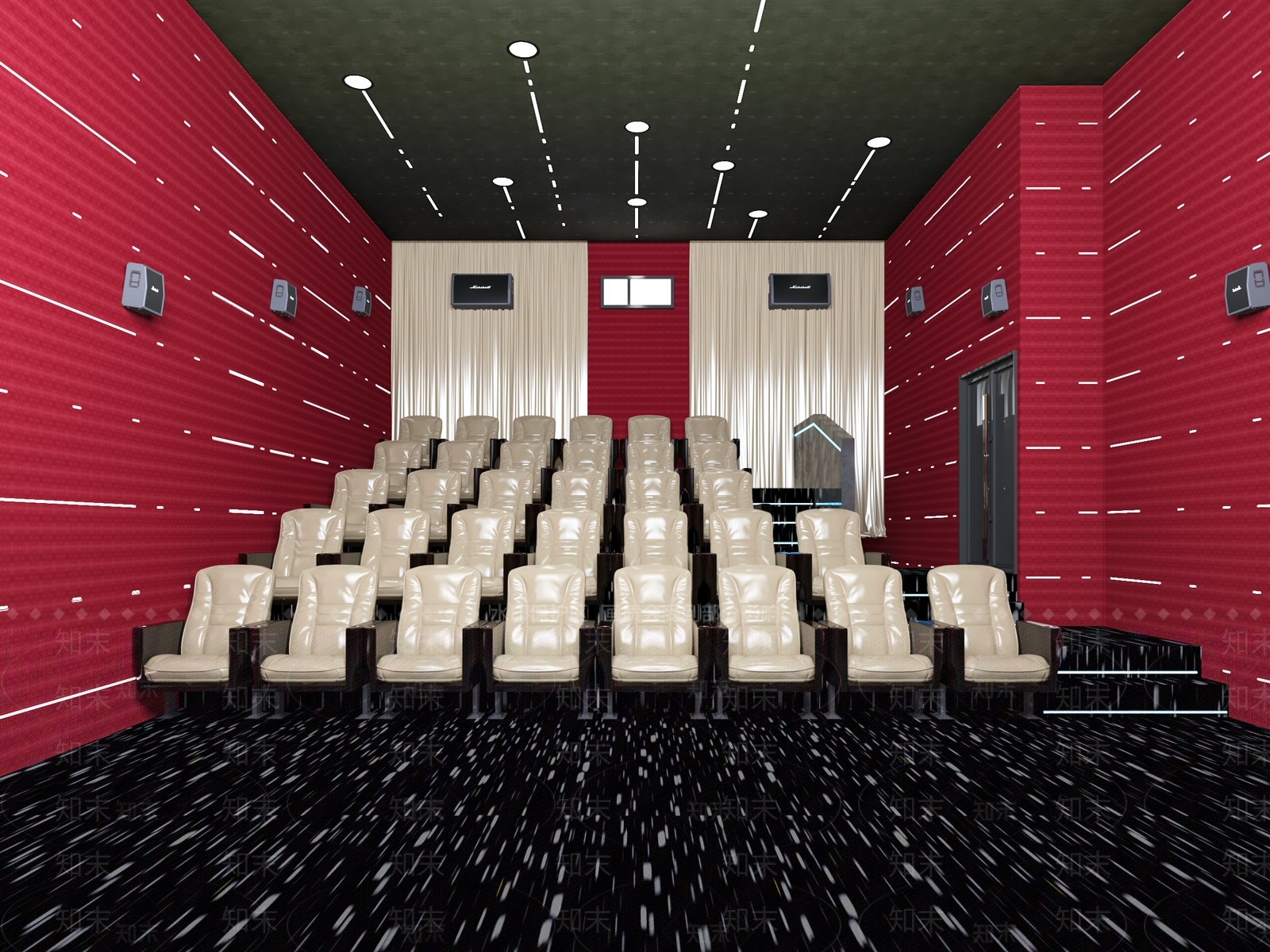 现代电影院3D模型下载【ID:598957199】