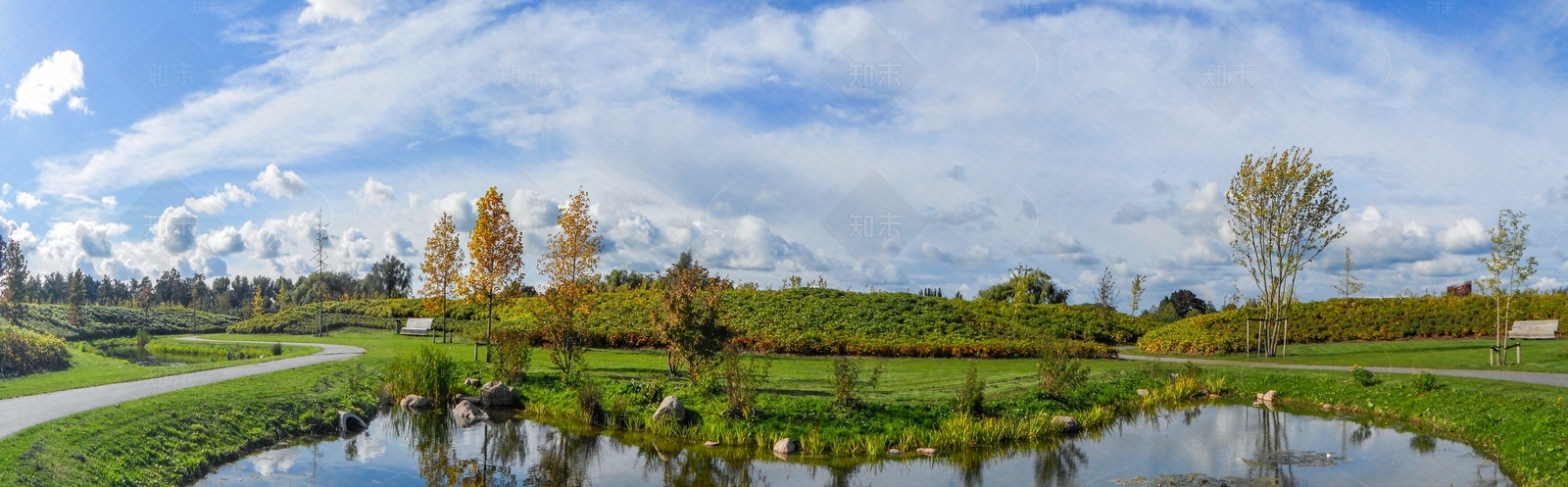 城市公园外景图贴图下载【ID:198986437】