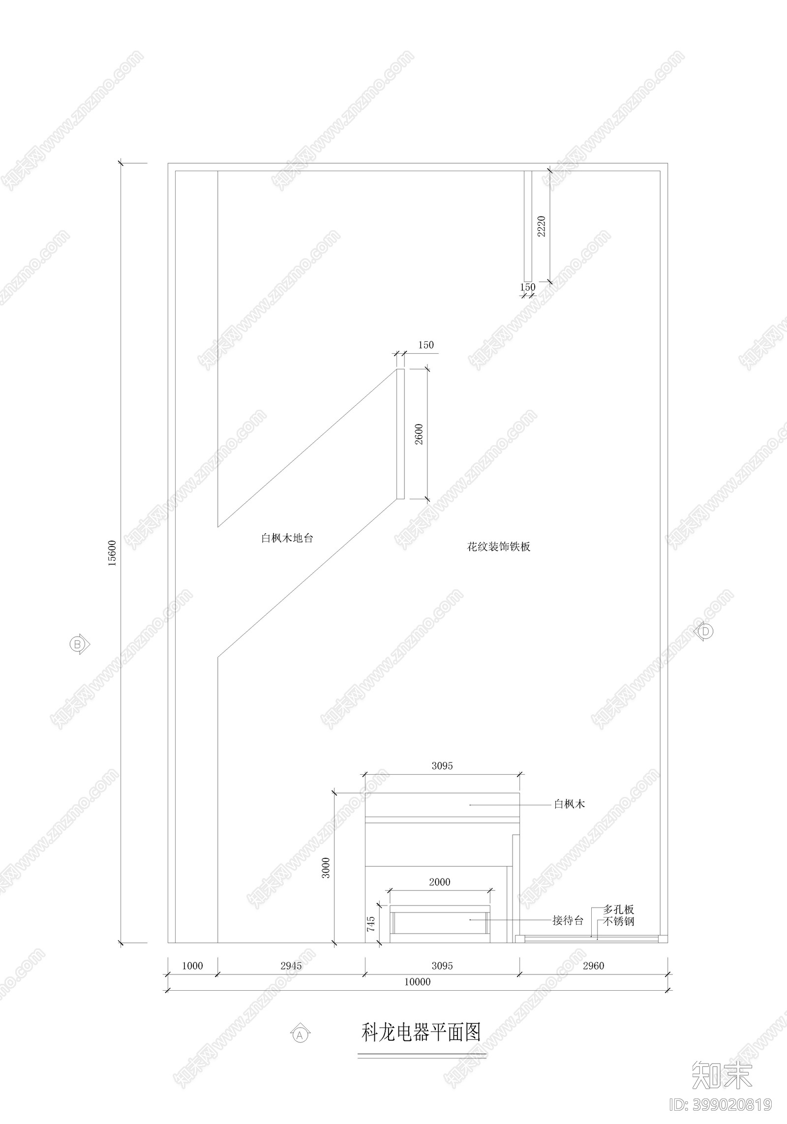 现代展览空间cad施工图下载【ID:399020819】