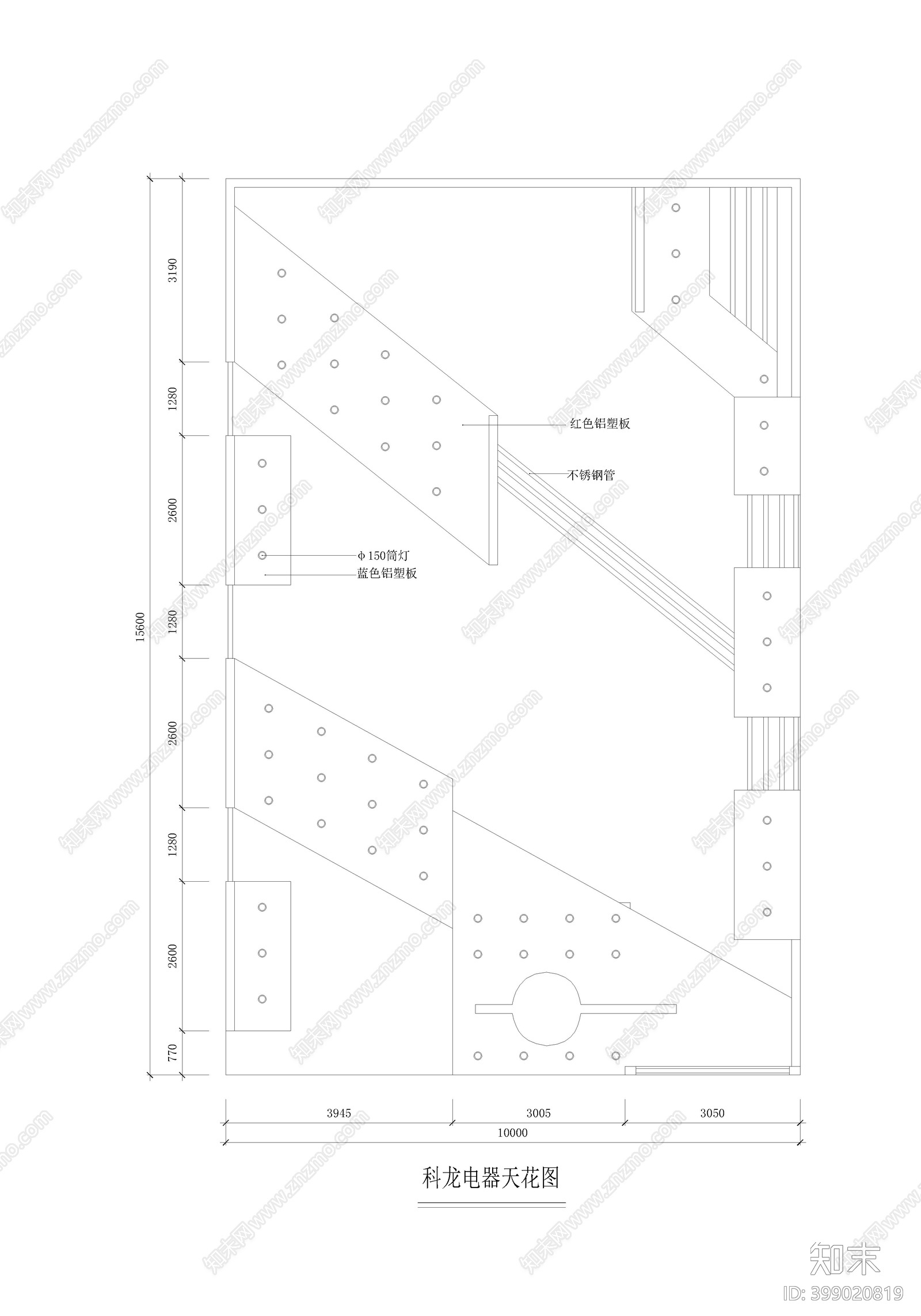 现代展览空间cad施工图下载【ID:399020819】