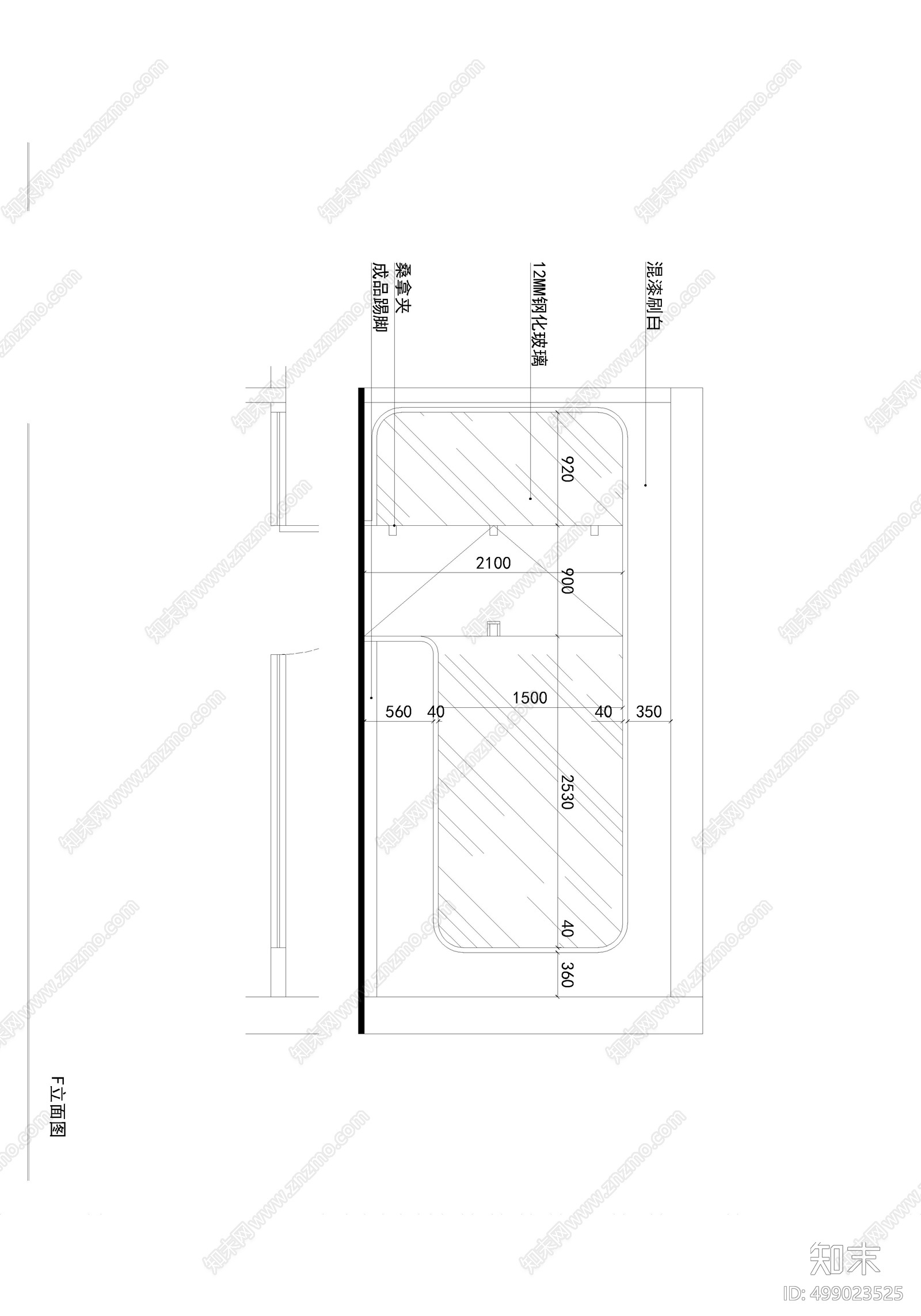 现代办公空间cad施工图下载【ID:499023525】