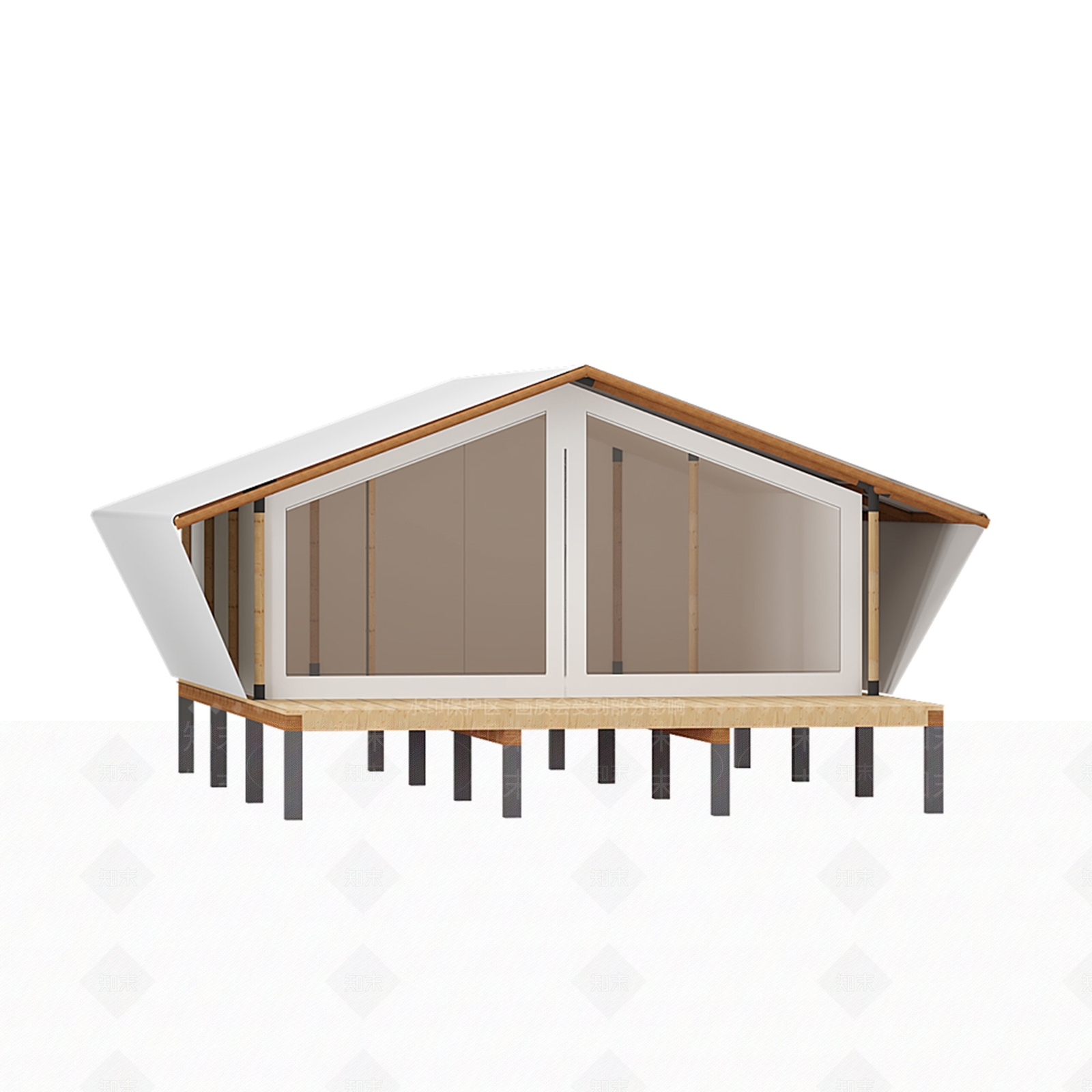 现代帐篷3D模型下载【ID:499031919】