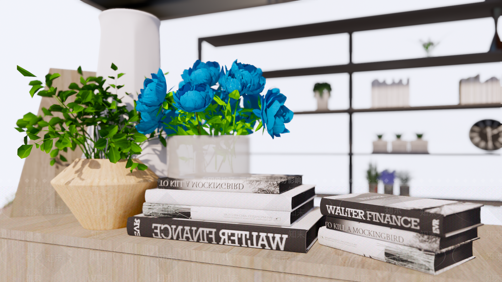 现代花店SU模型下载【ID:999038181】