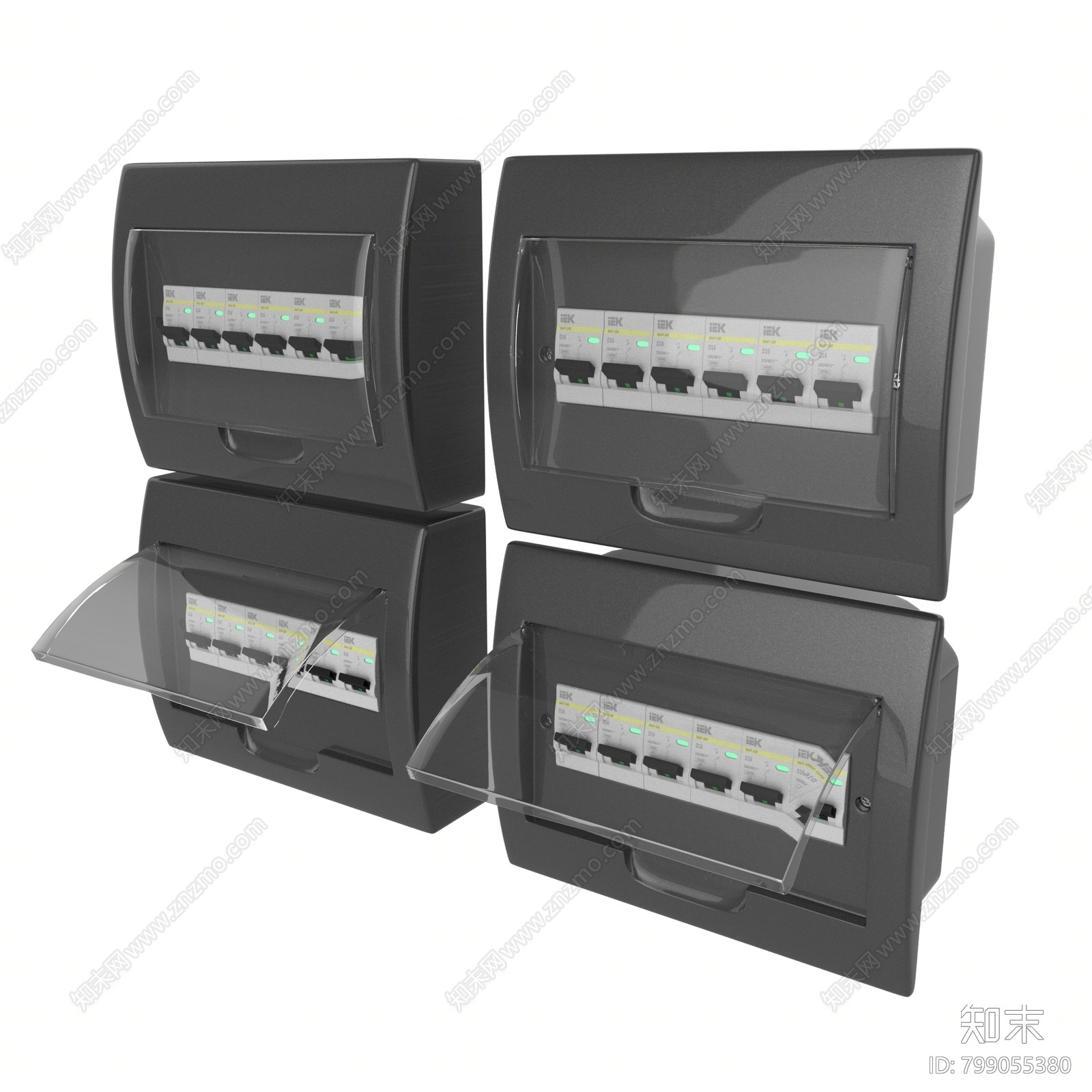 现代开关电闸3D模型下载【ID:799055380】