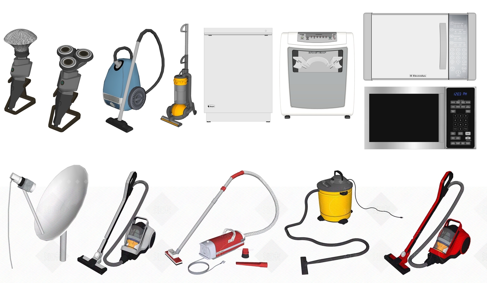 现代微波炉SU模型下载【ID:999120609】
