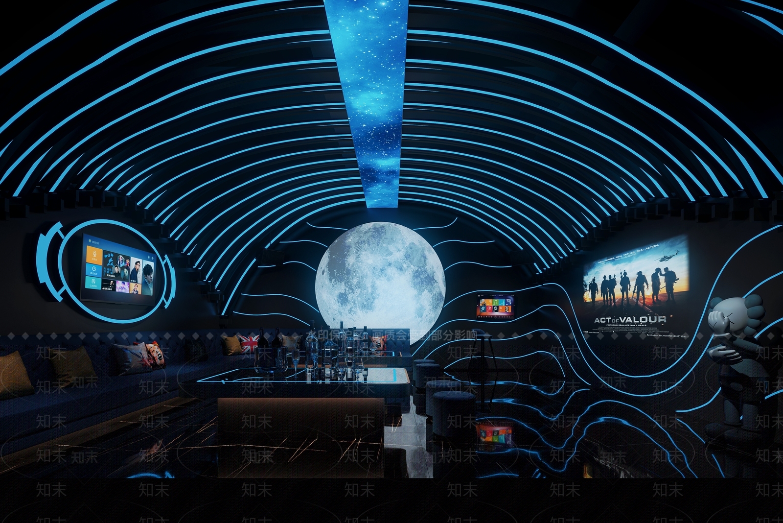 现代KTV3D模型下载【ID:799110023】